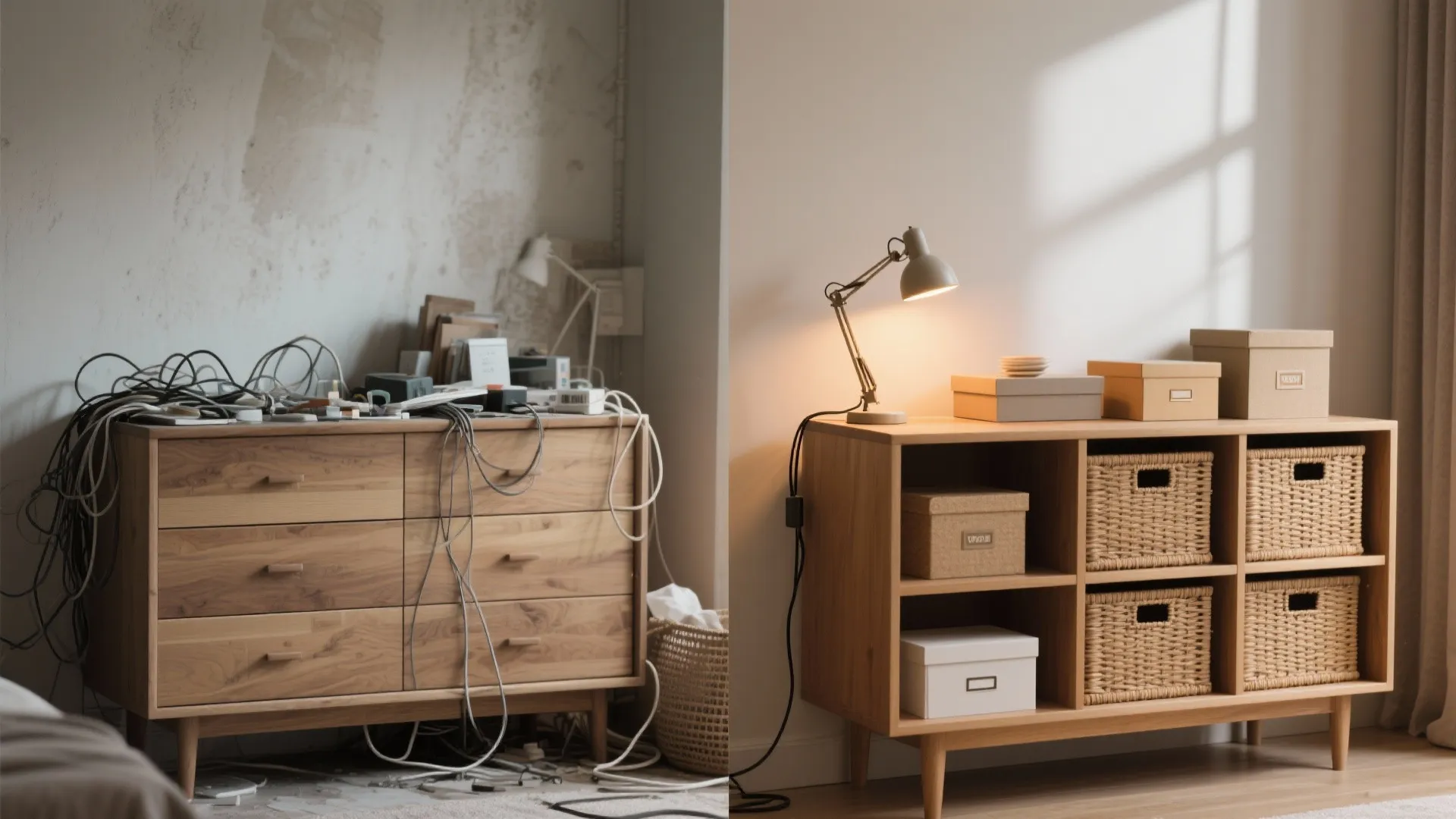 Functional Lighting and Hidden Storage