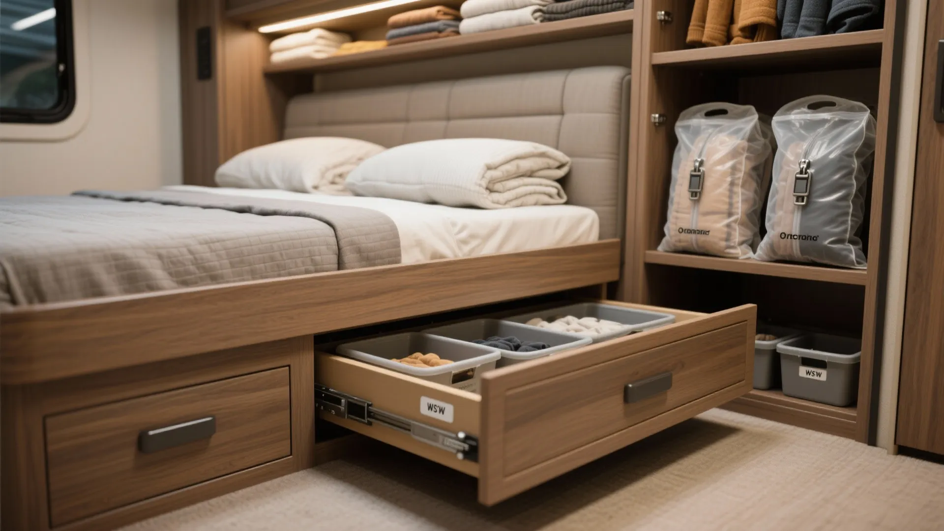 2. Use vertical and hidden storage