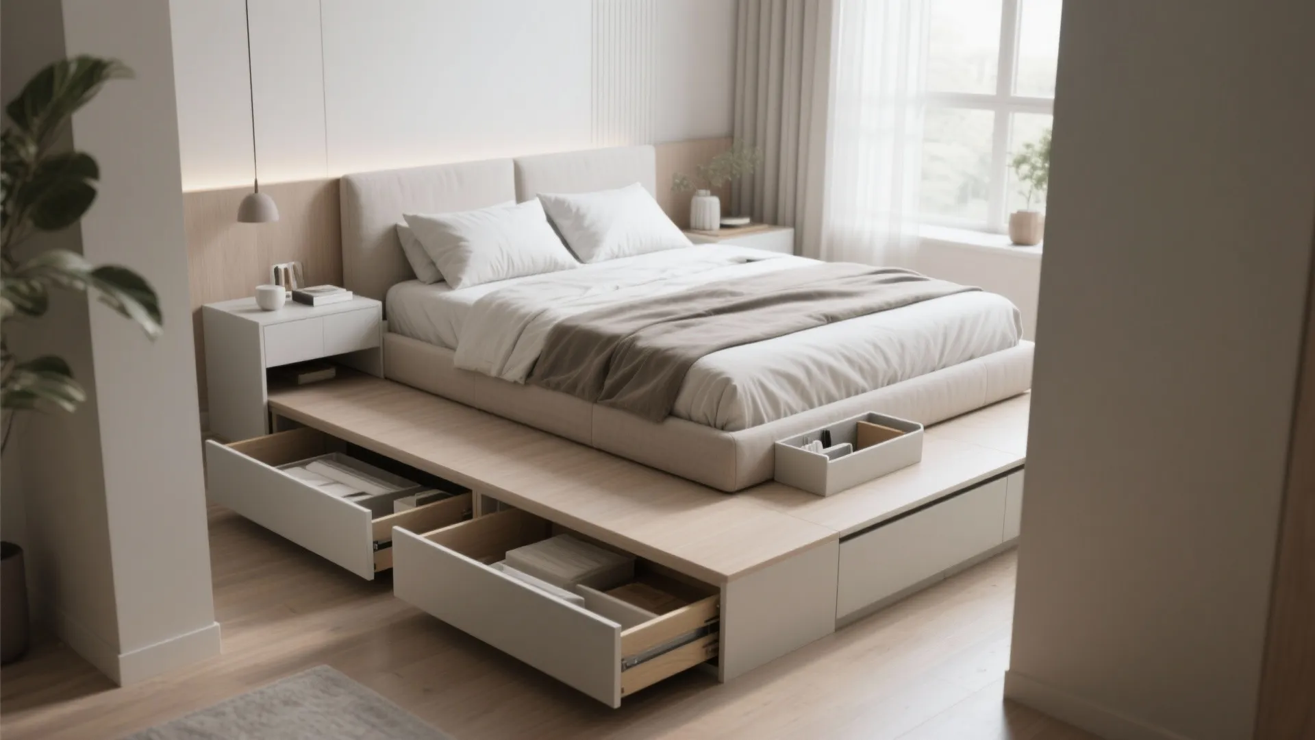 4. Hidden storage and multi-use furniture