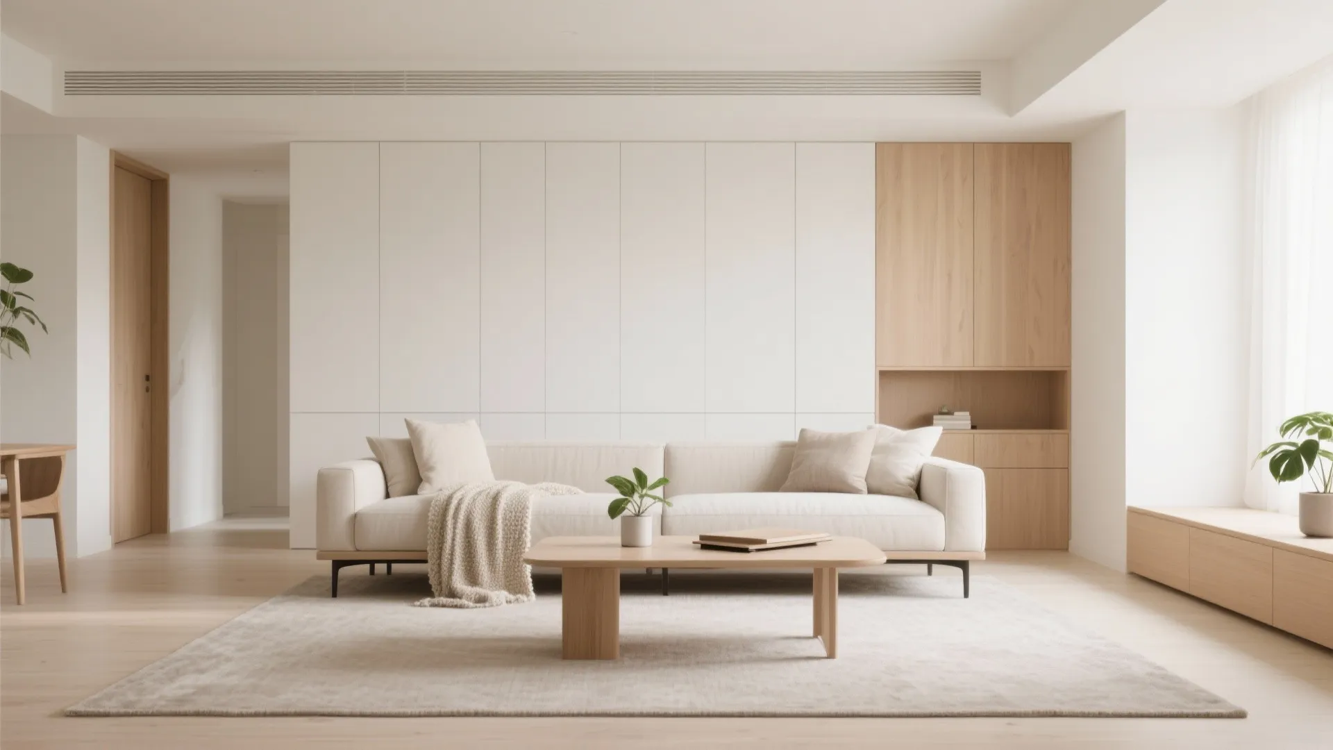 Calm Minimalism With Hidden Storage