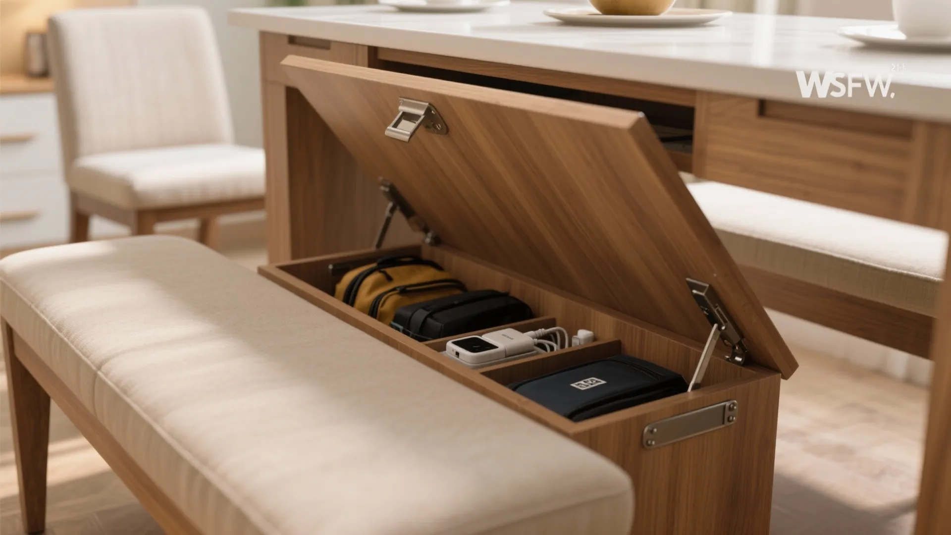 Multifunctional storage that hides in plain sight