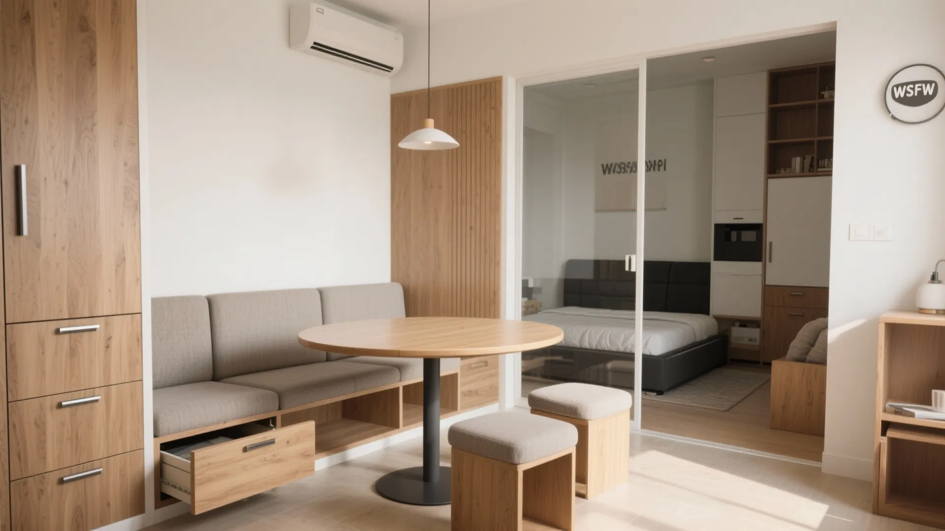 Multipurpose Furniture with Hidden Storage