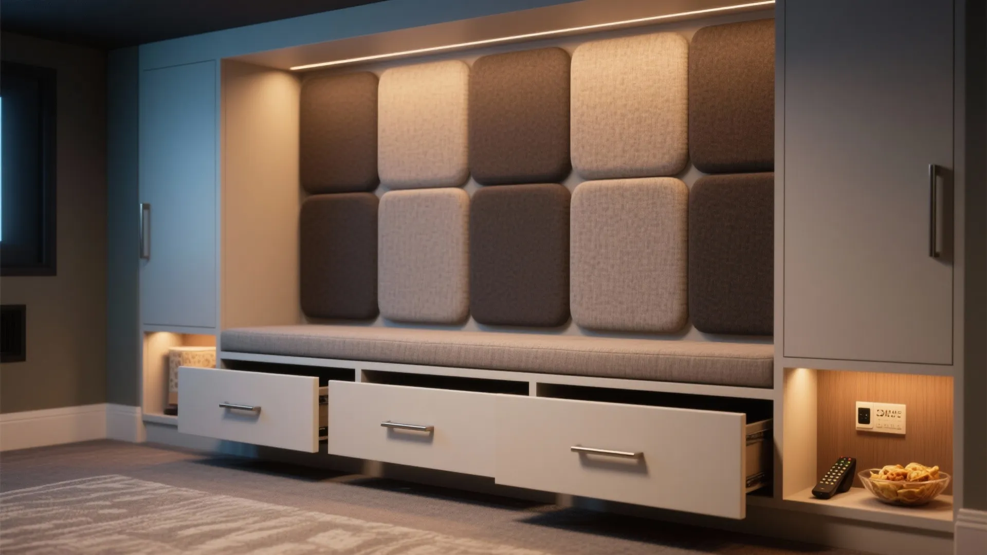 2. Built-in Storage That Disappears