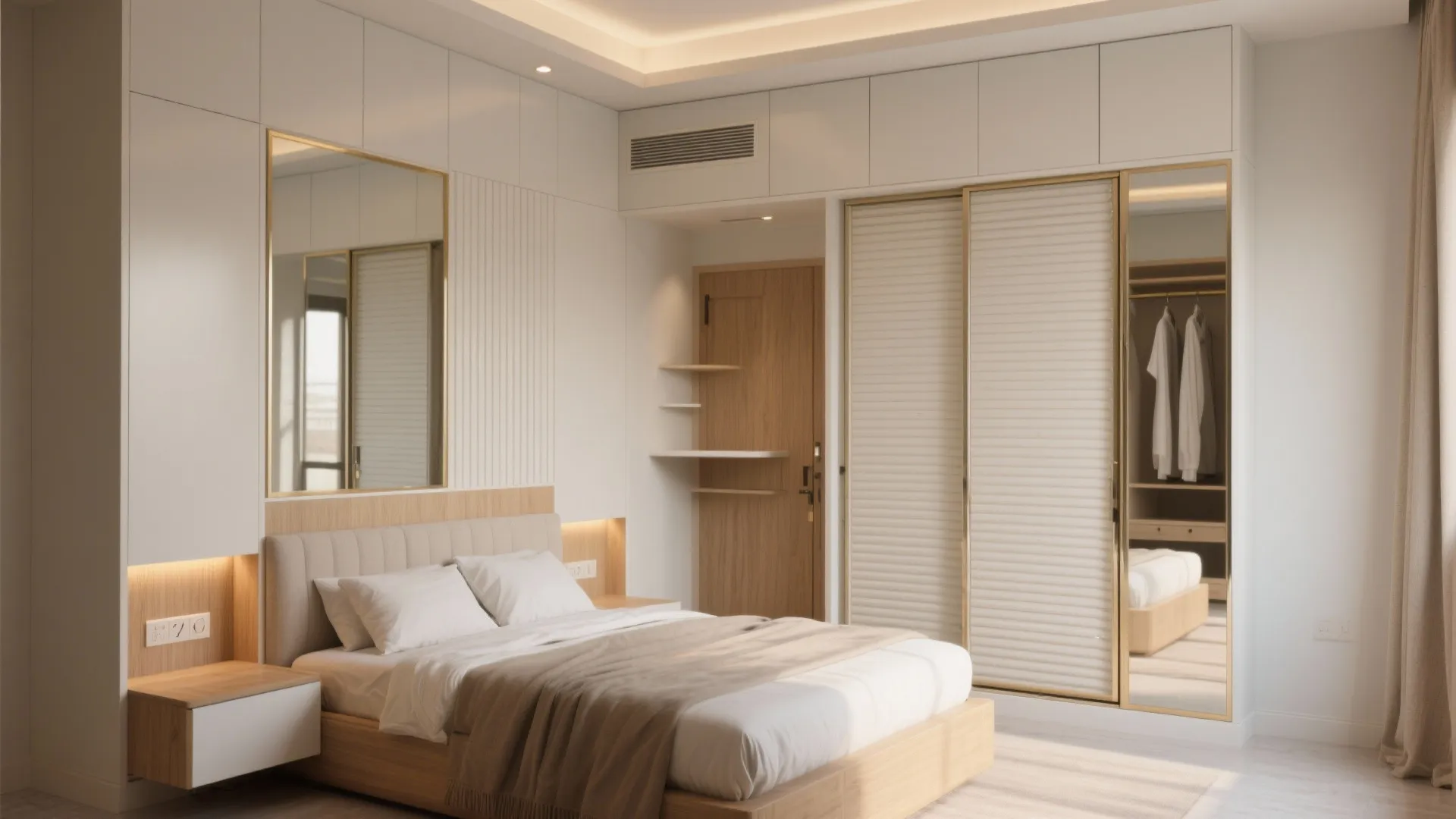 Built-in storage that disappears