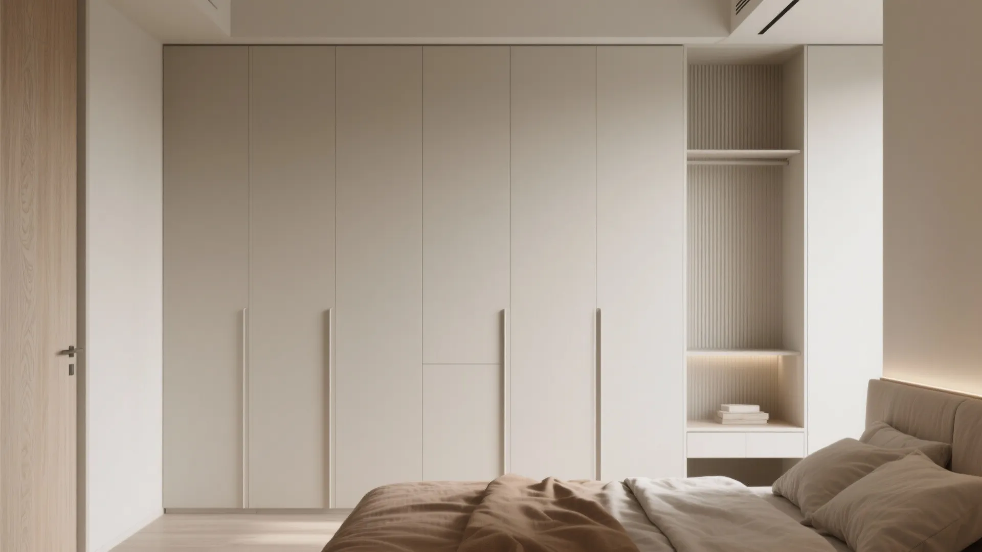 Built-in storage that disappears