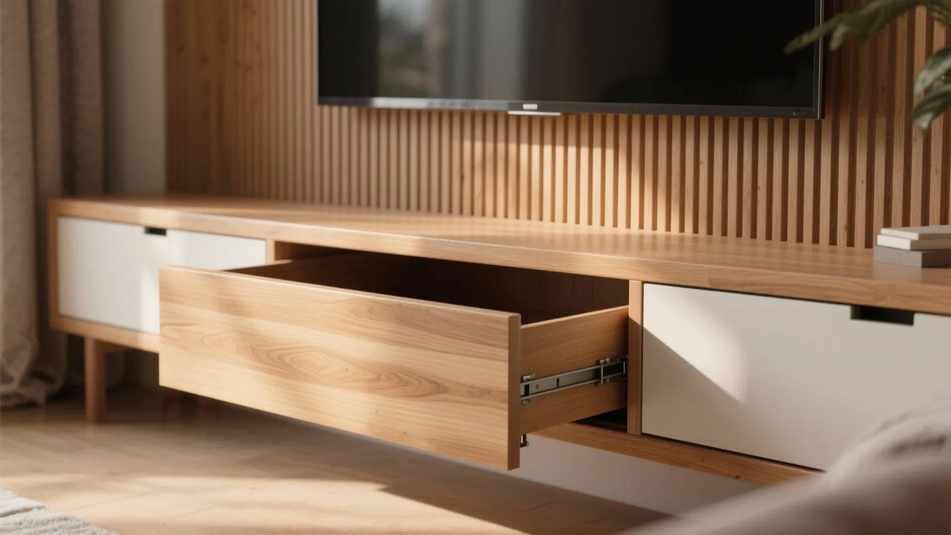 4) Hidden storage that doesn’t feel bulky