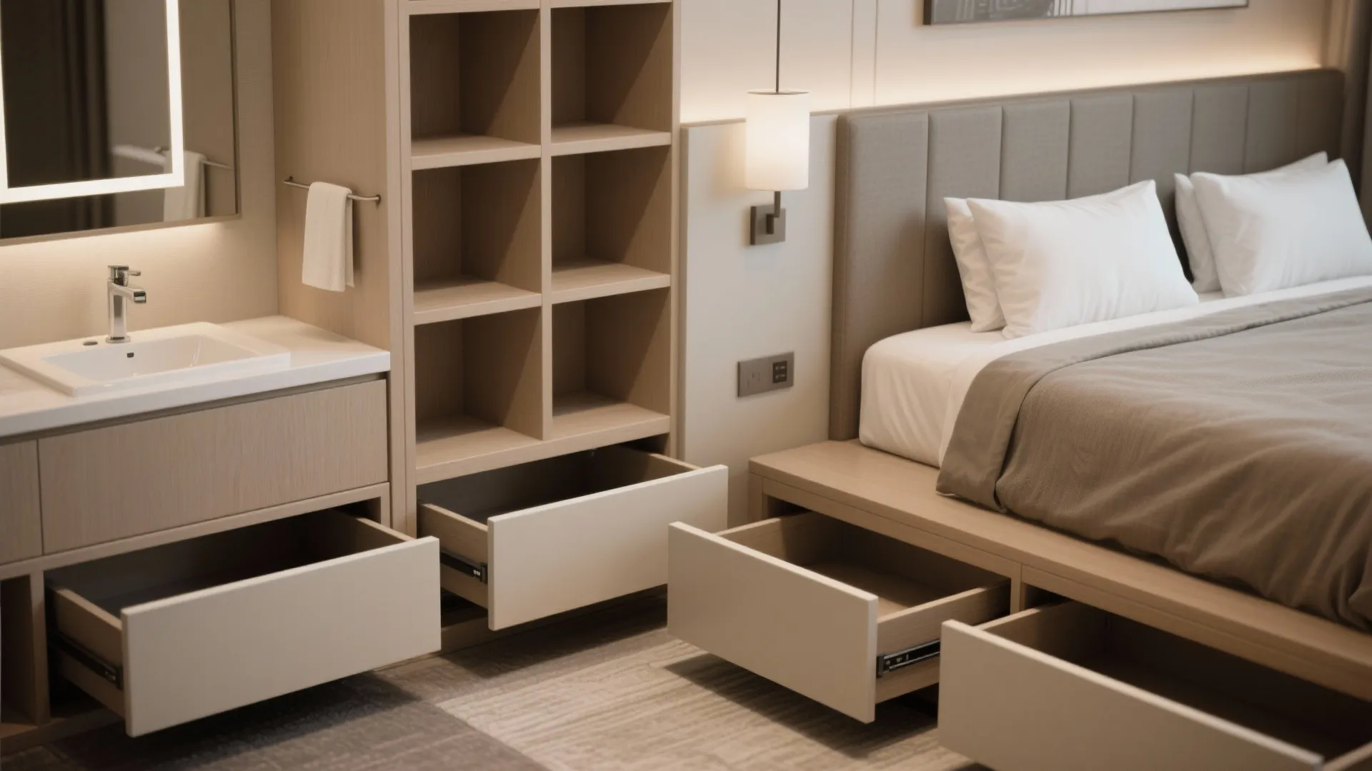 3. Smart Storage That Disappears