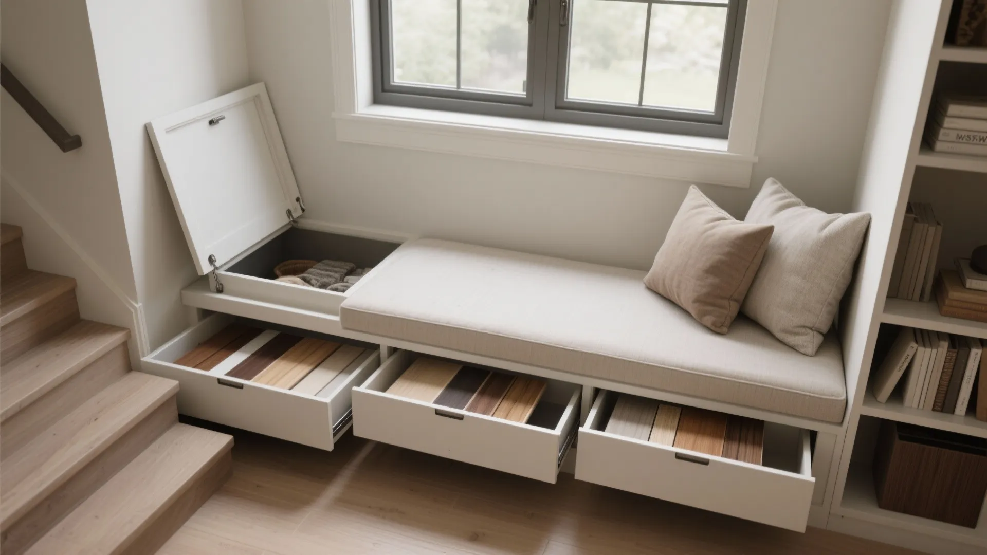 4. Maximize storage without bulky furniture