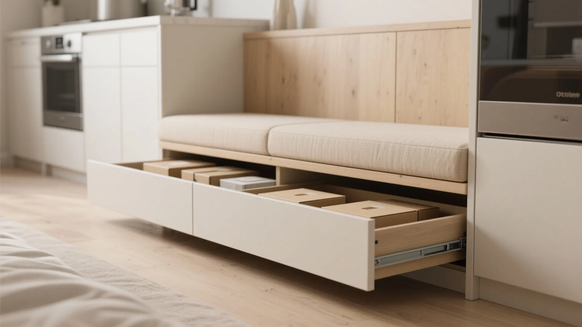 4. Smart storage that disappears