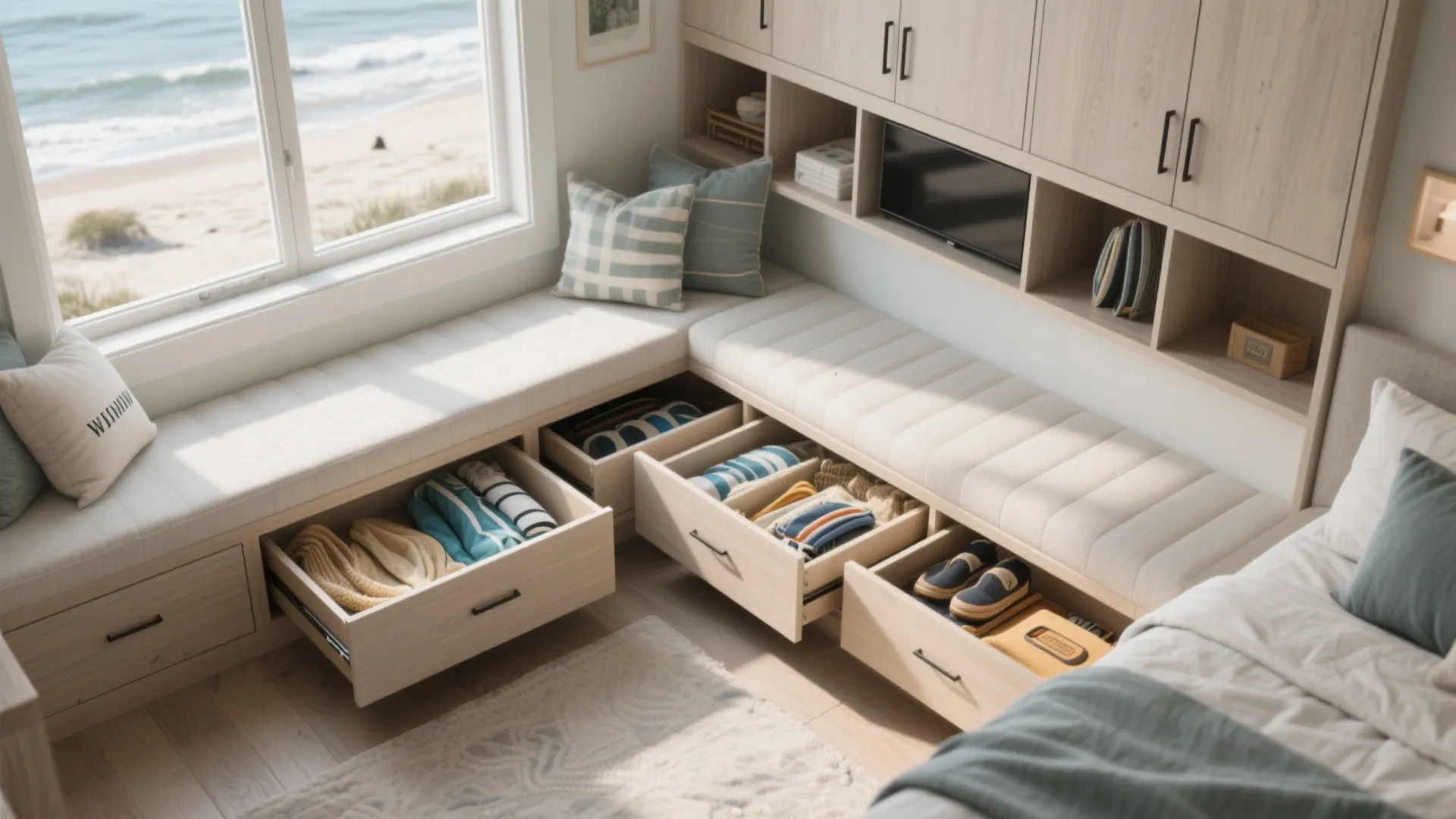 3. Smart storage that disappears