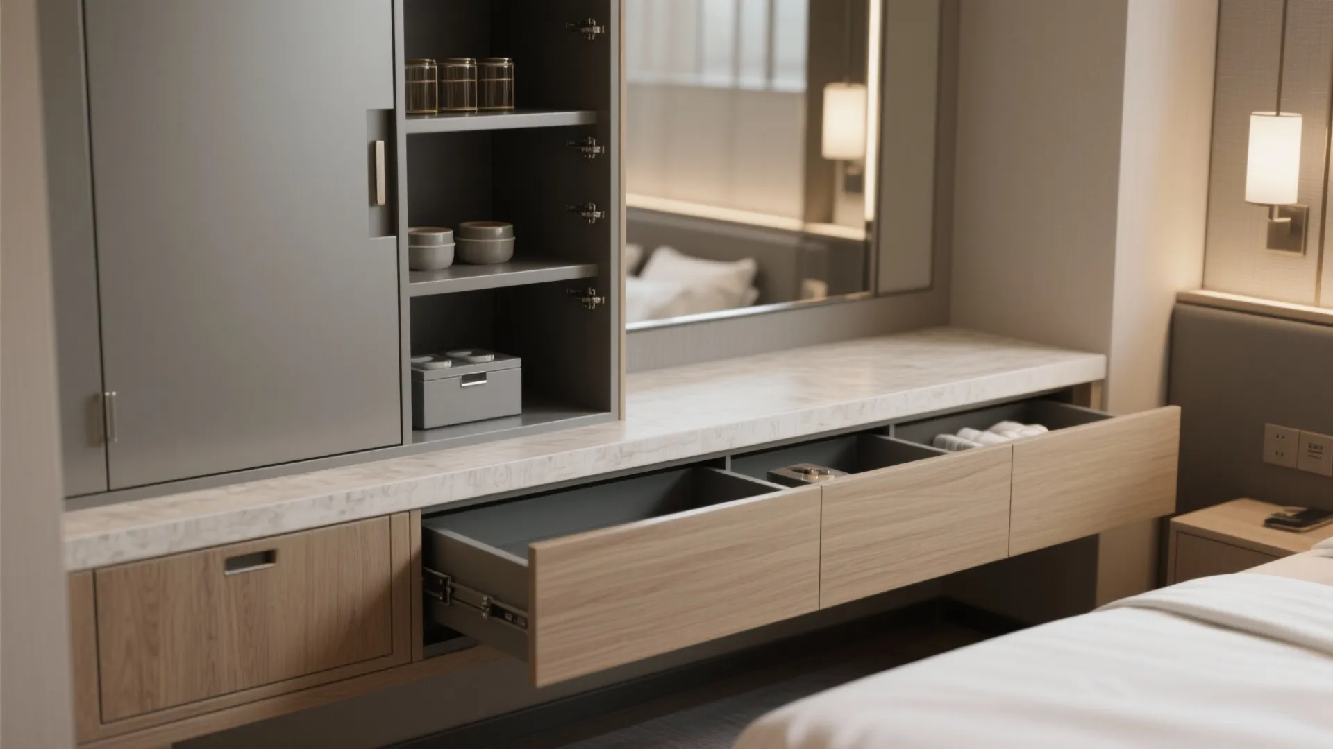 3. Built-in Storage and Hidden Amenities