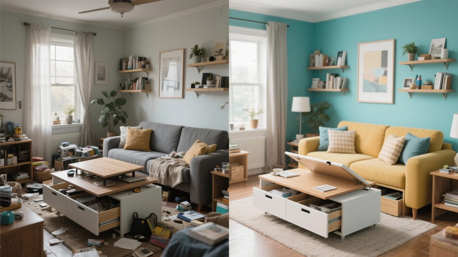 7. Hidden Storage Solutions