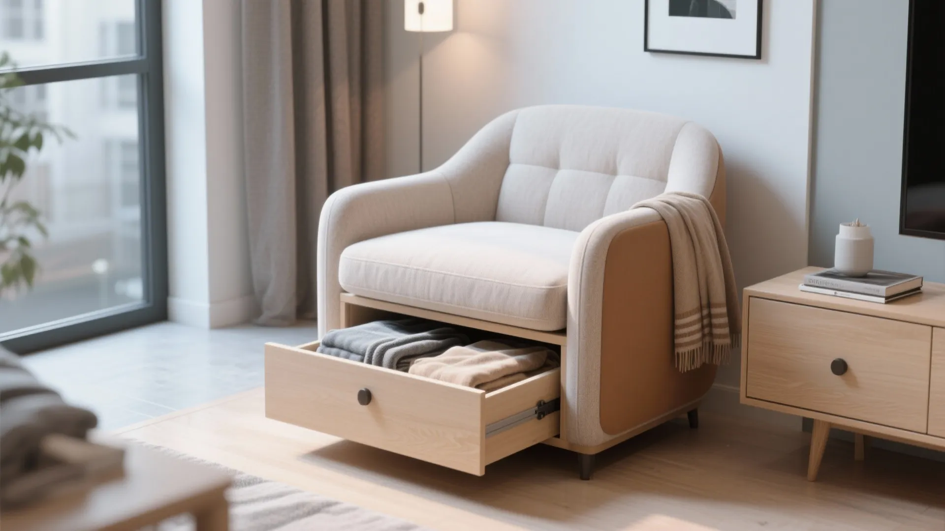 10. Accent Chairs with Hidden Storage