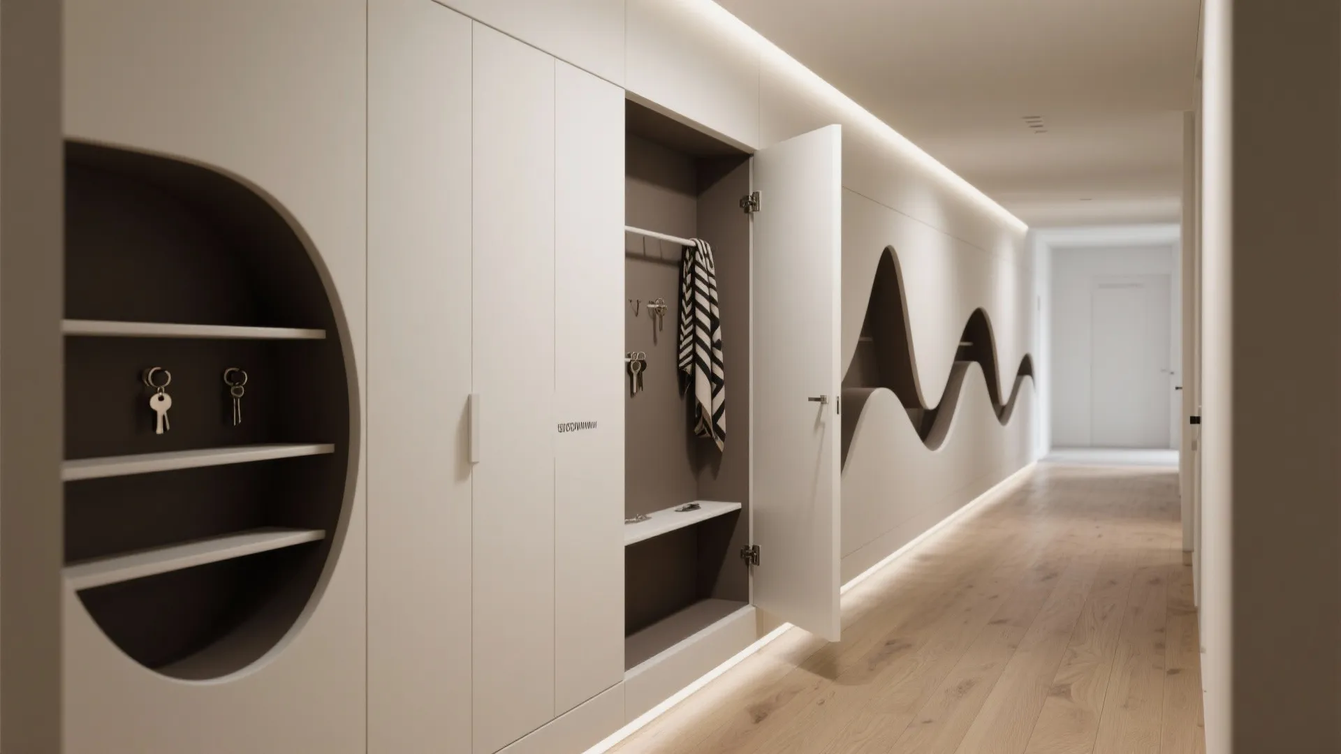 Modular CNC Panels with Hidden Storage