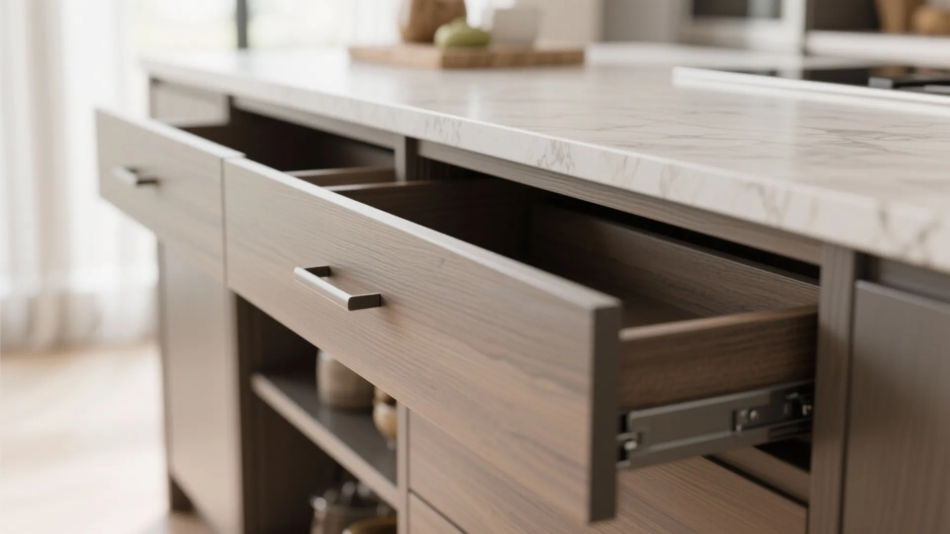 2. Hidden Storage Drawers