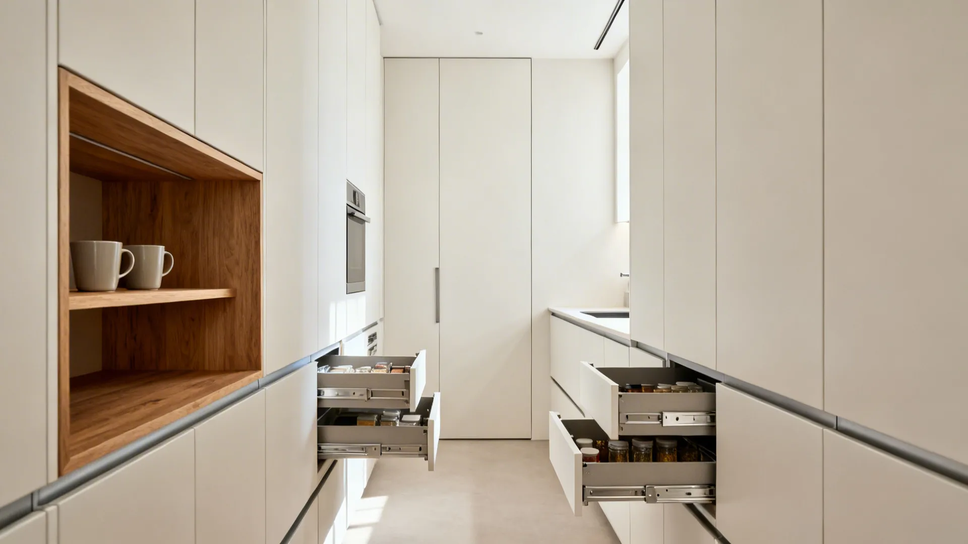 Minimalist storage that hides the mess