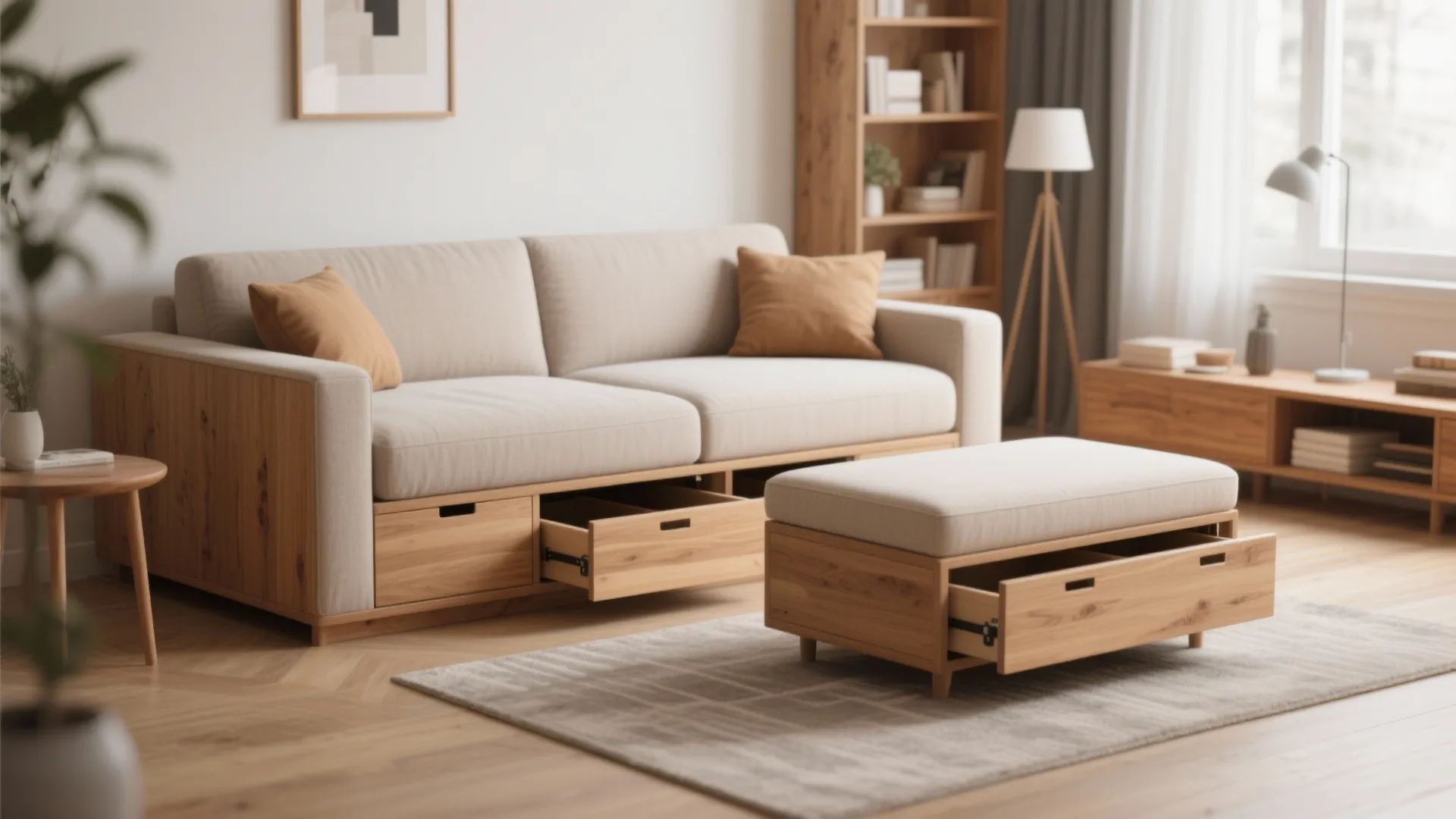 9. Hidden Storage Solutions