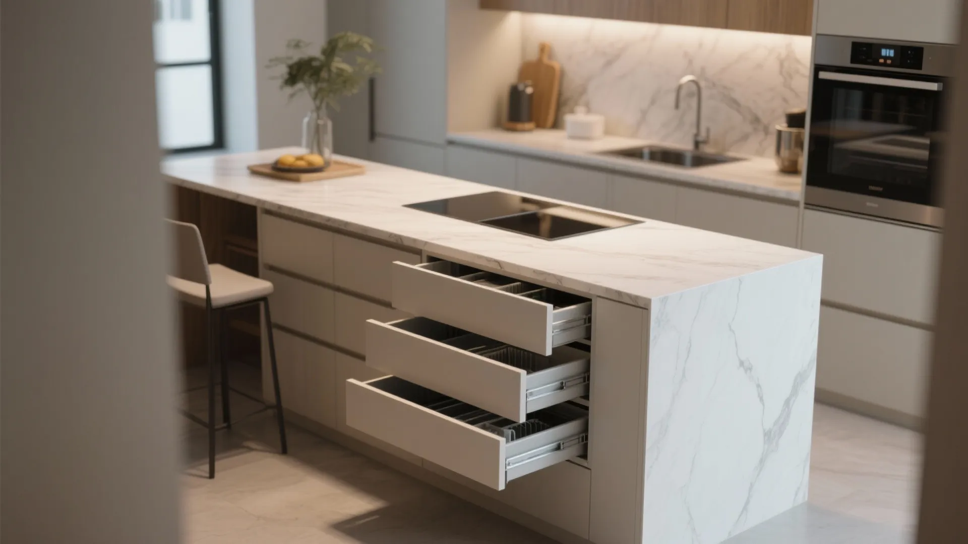 2. Hidden Storage Islands