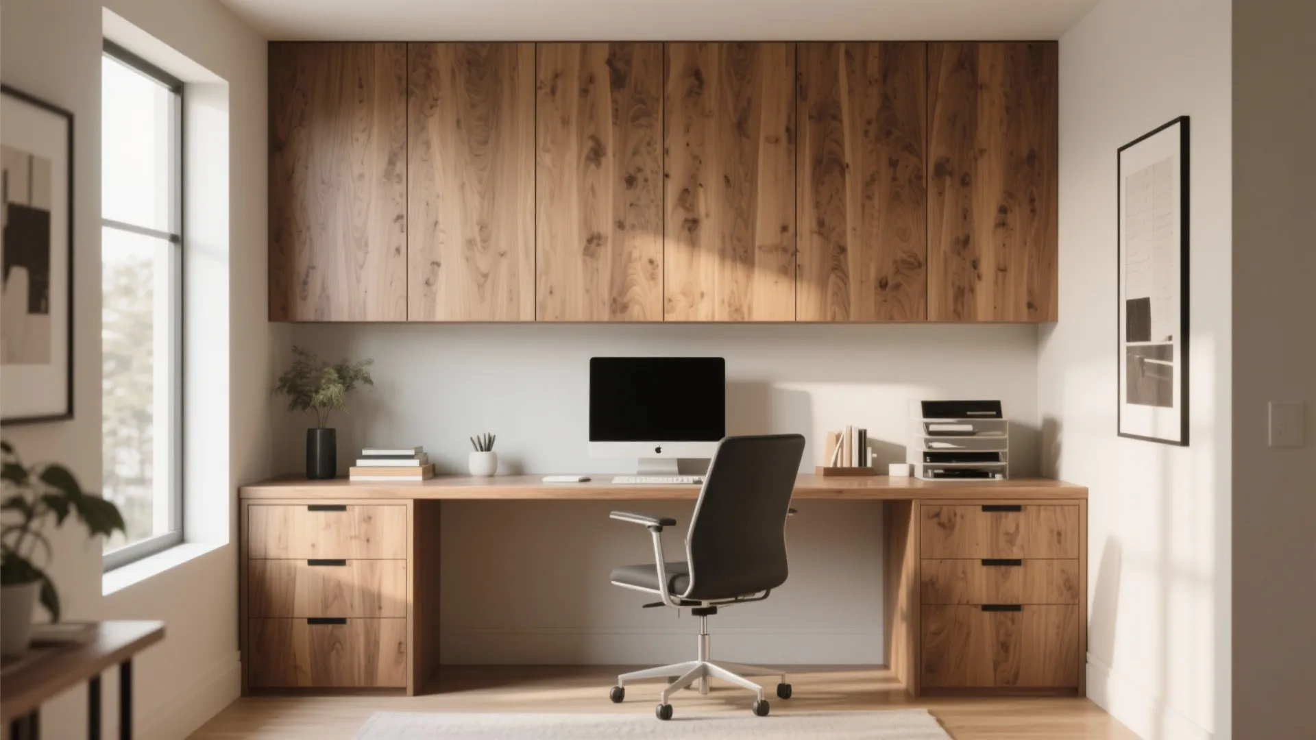 6. Hidden Storage in Cabinets