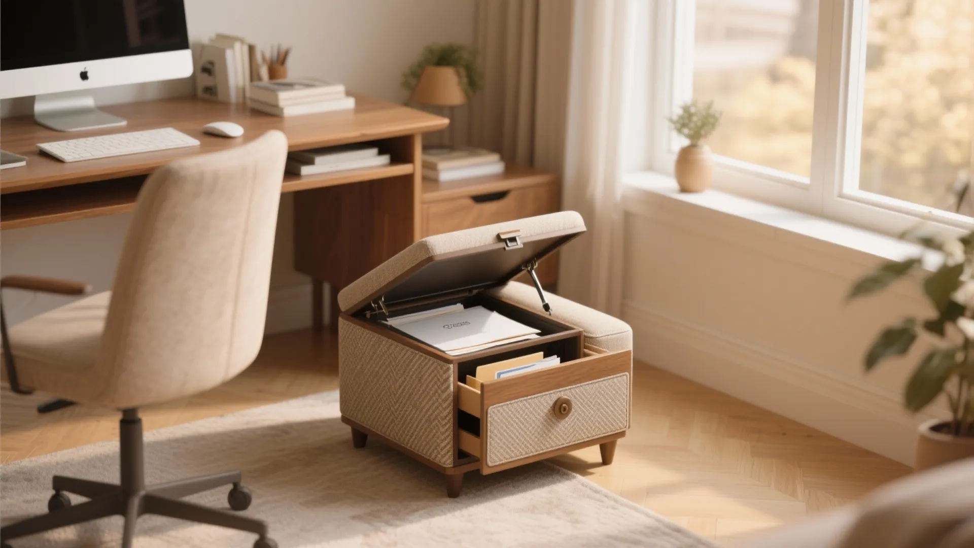 7. Hidden Storage in Furniture