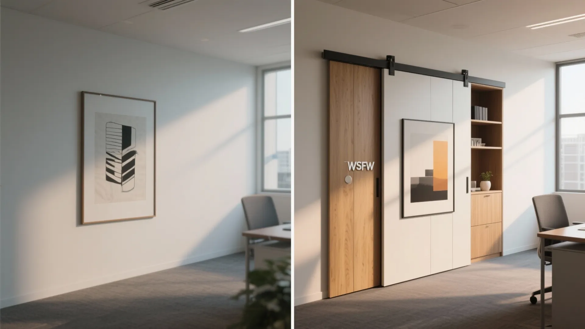 9. Hidden Storage Panels