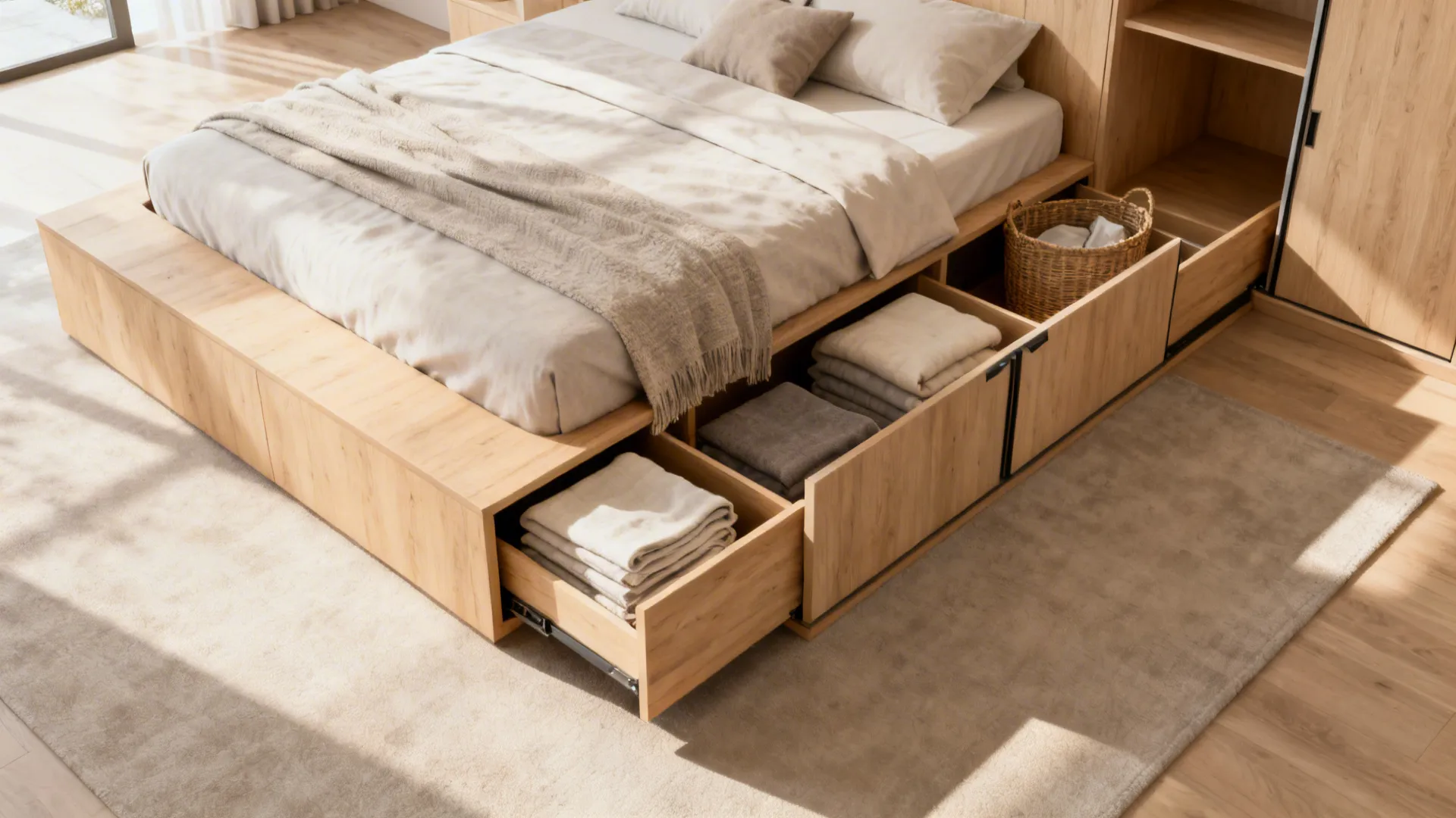 3. Optimize storage with multi-functional solutions