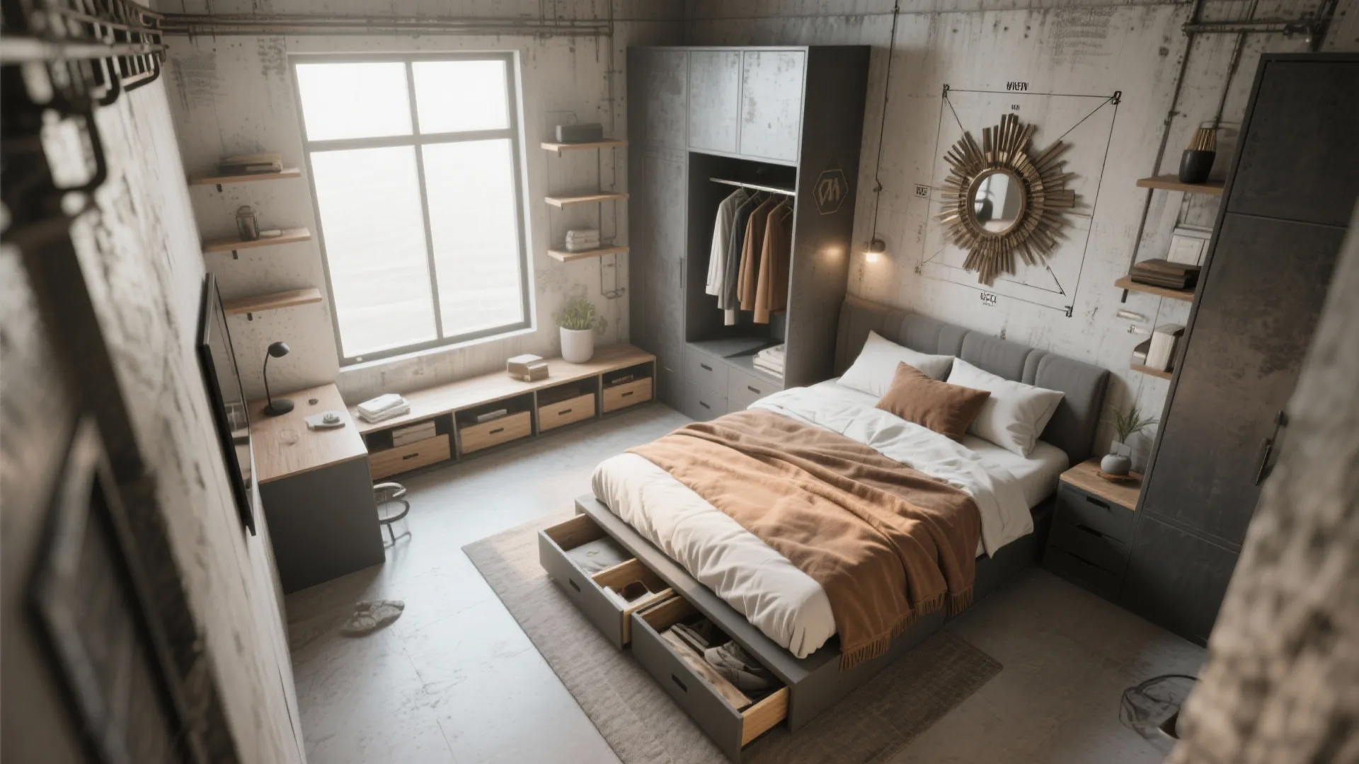 4. Hidden storage, visible personality