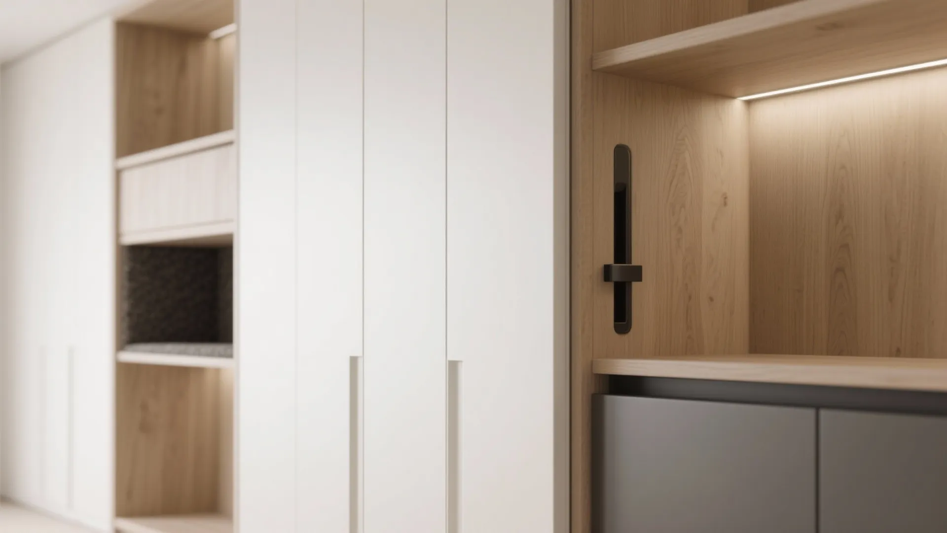 Minimalist Storage with Hidden Luxury