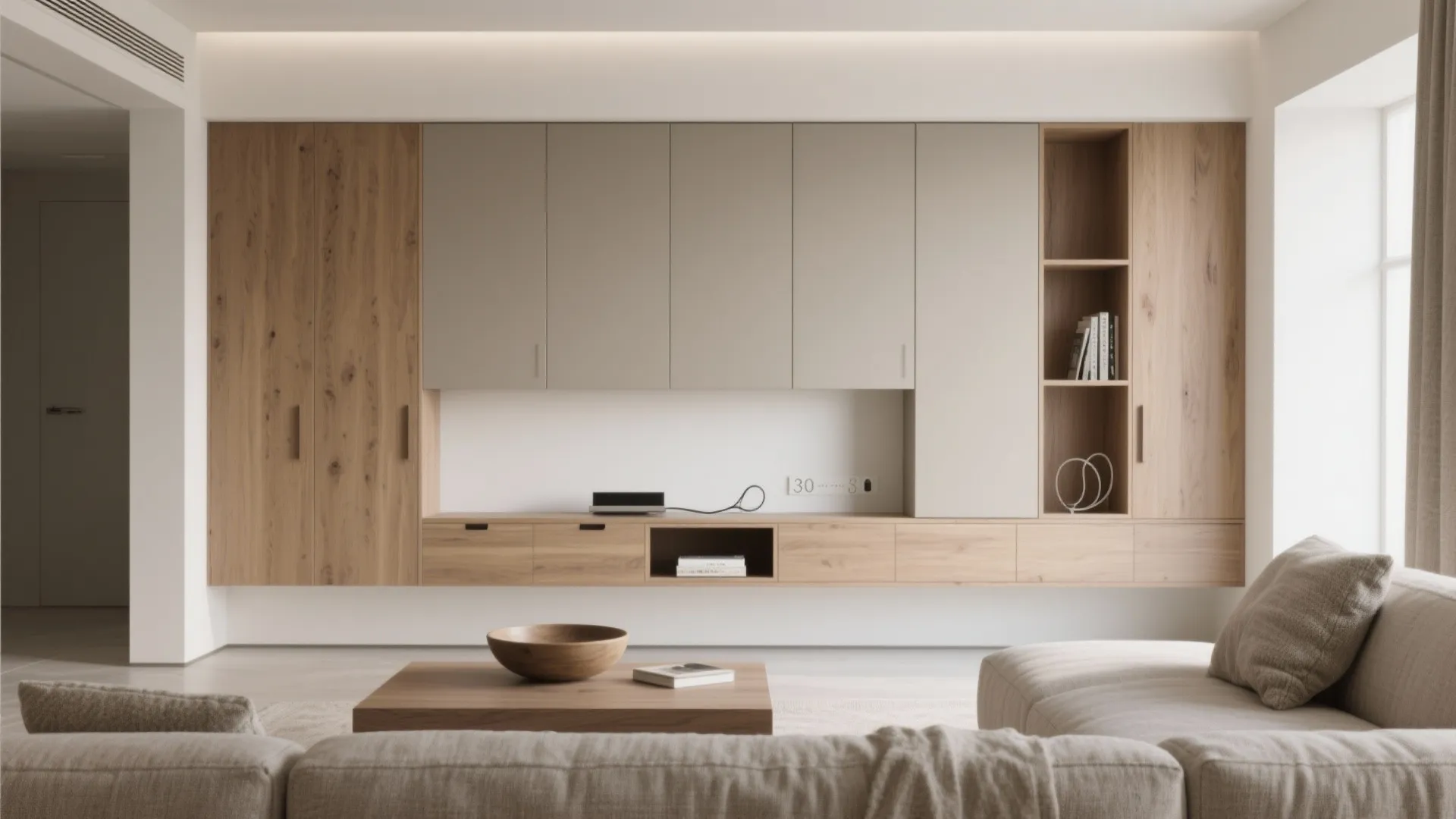 Minimalist storage that hides the noise