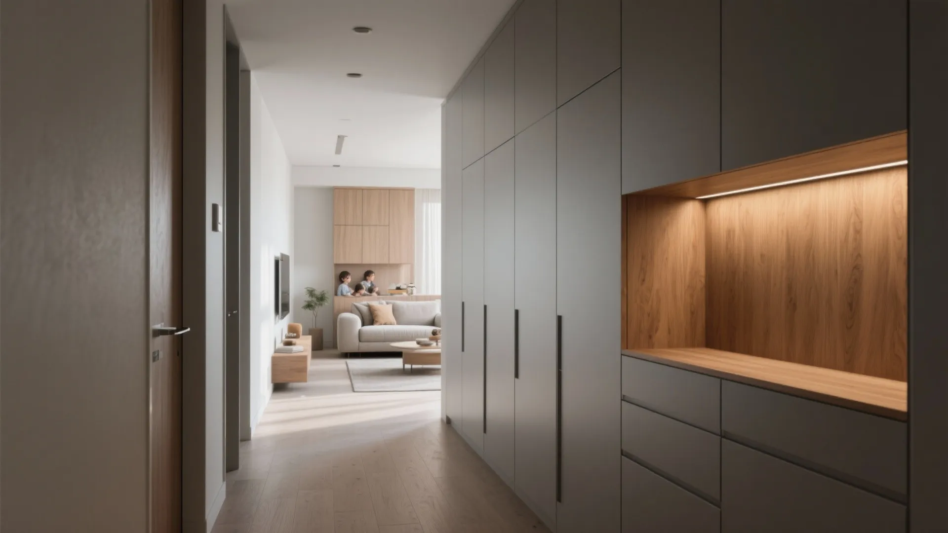 Storage Walls That Disappear