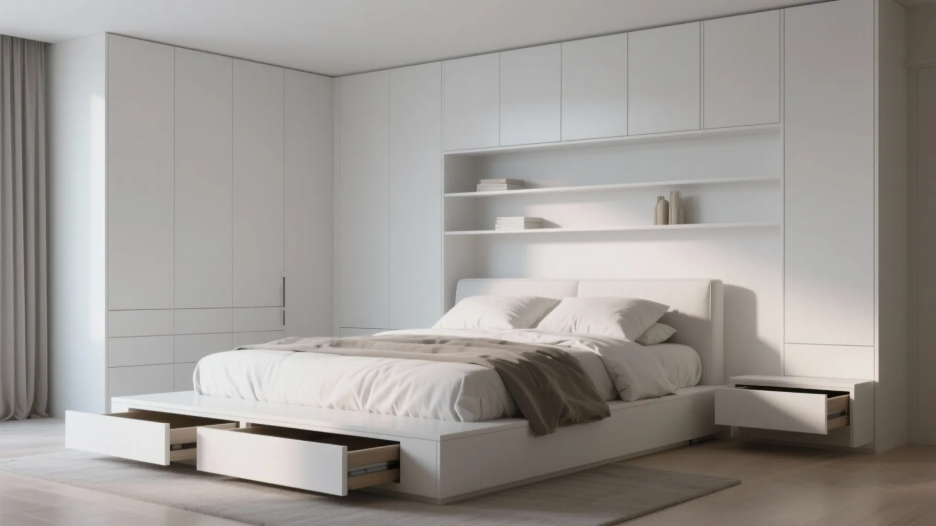 4. Consider built-in storage that disappears