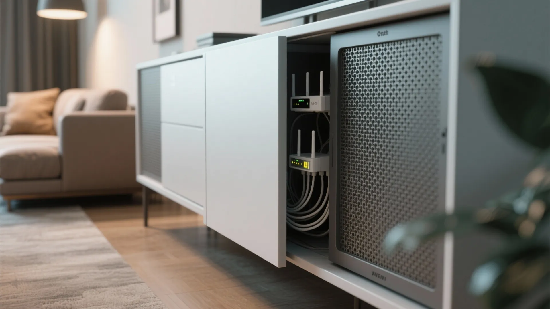 10. Hidden Tech Storage