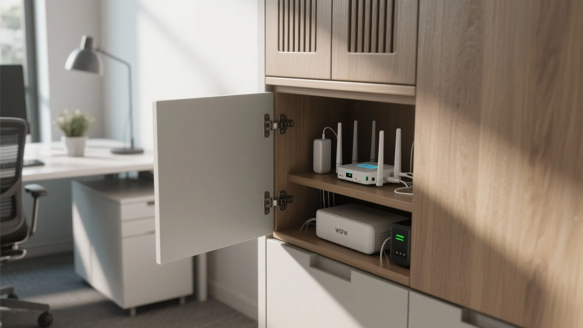 10. Hidden Tech Storage