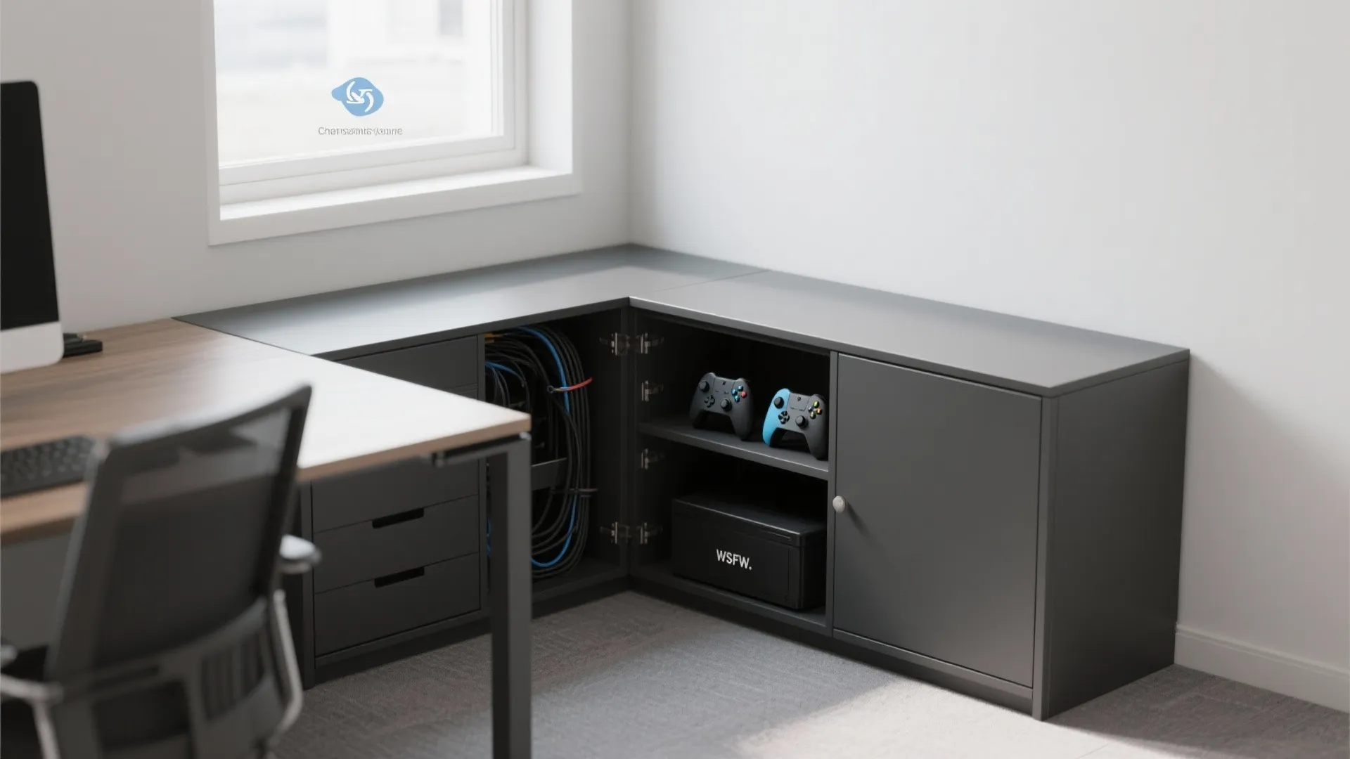 10. Hidden Tech Storage