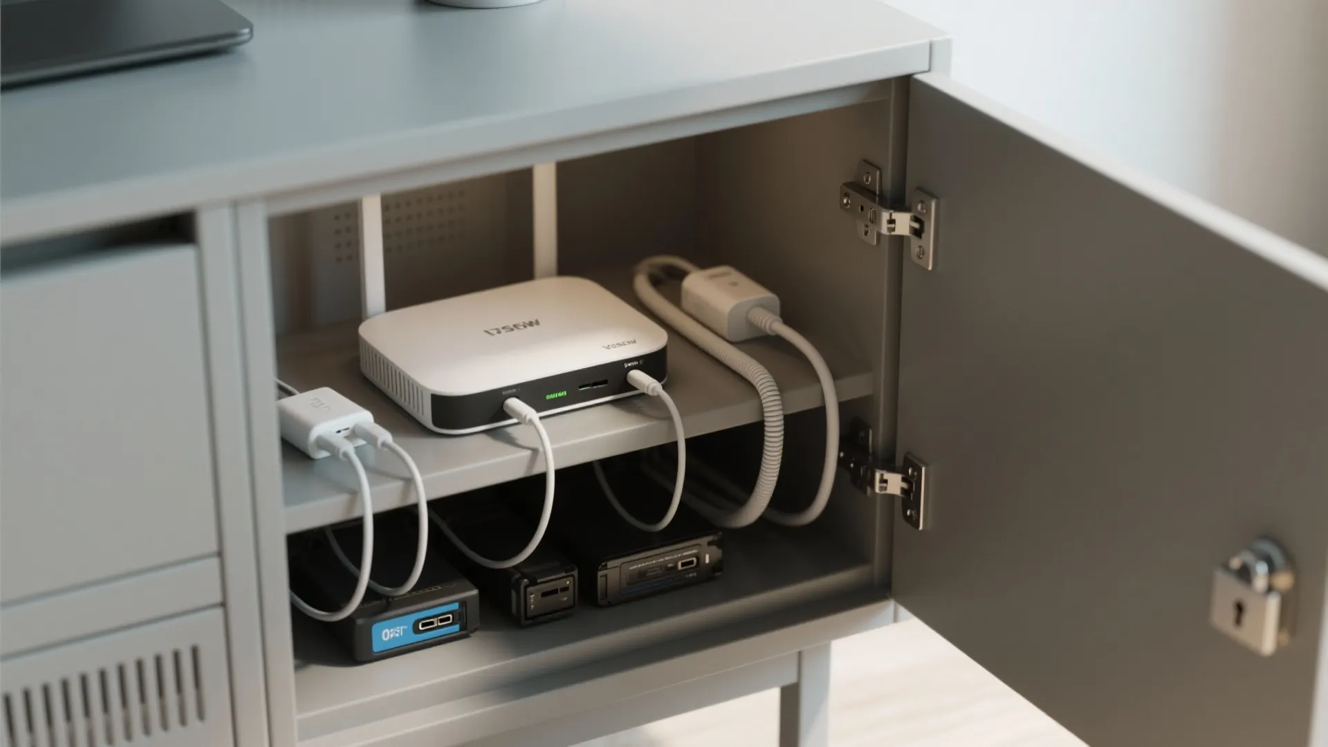 4. Hidden tech zones and cable channels