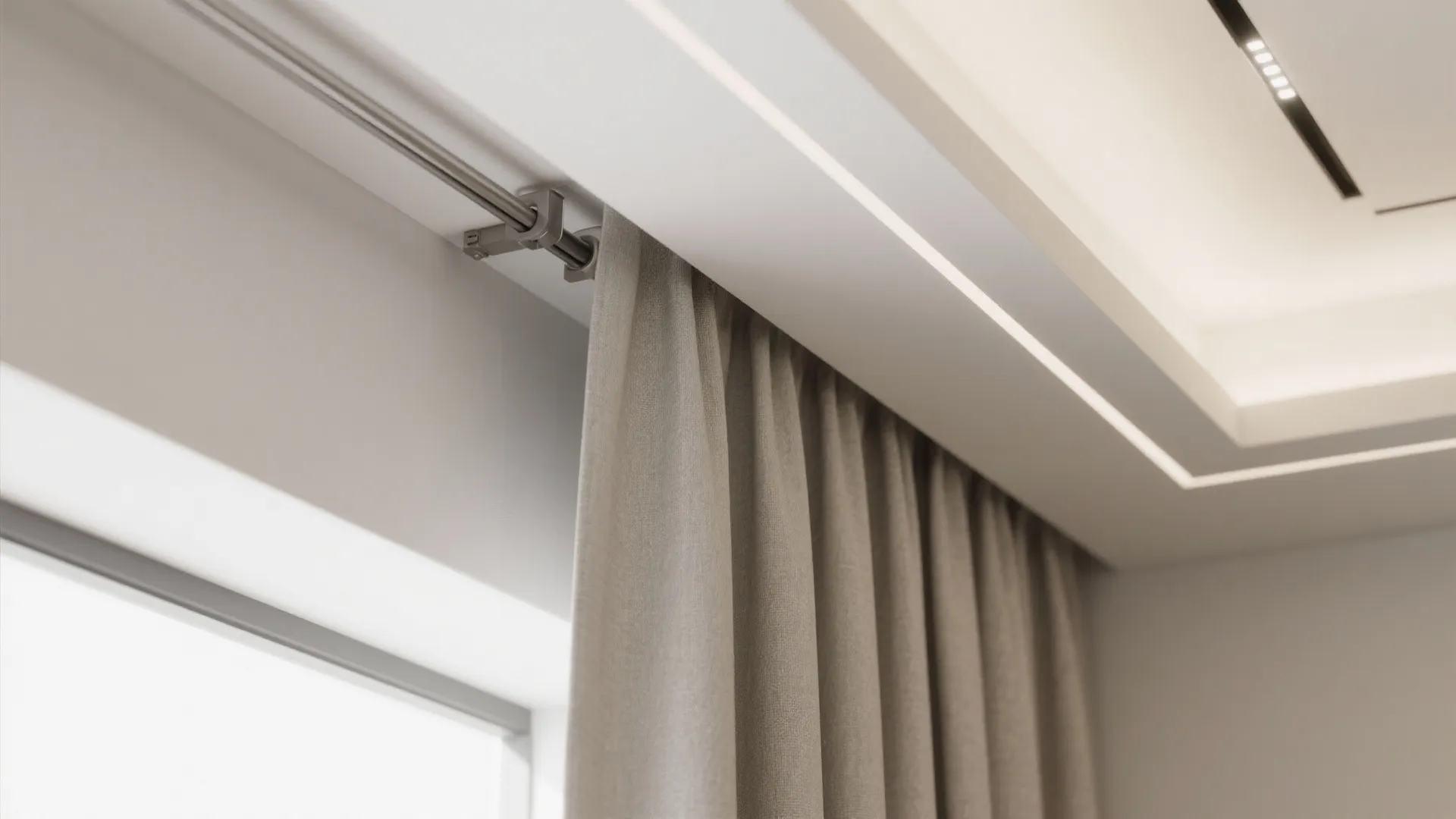 4. Opt for slim hardware and hidden tracks