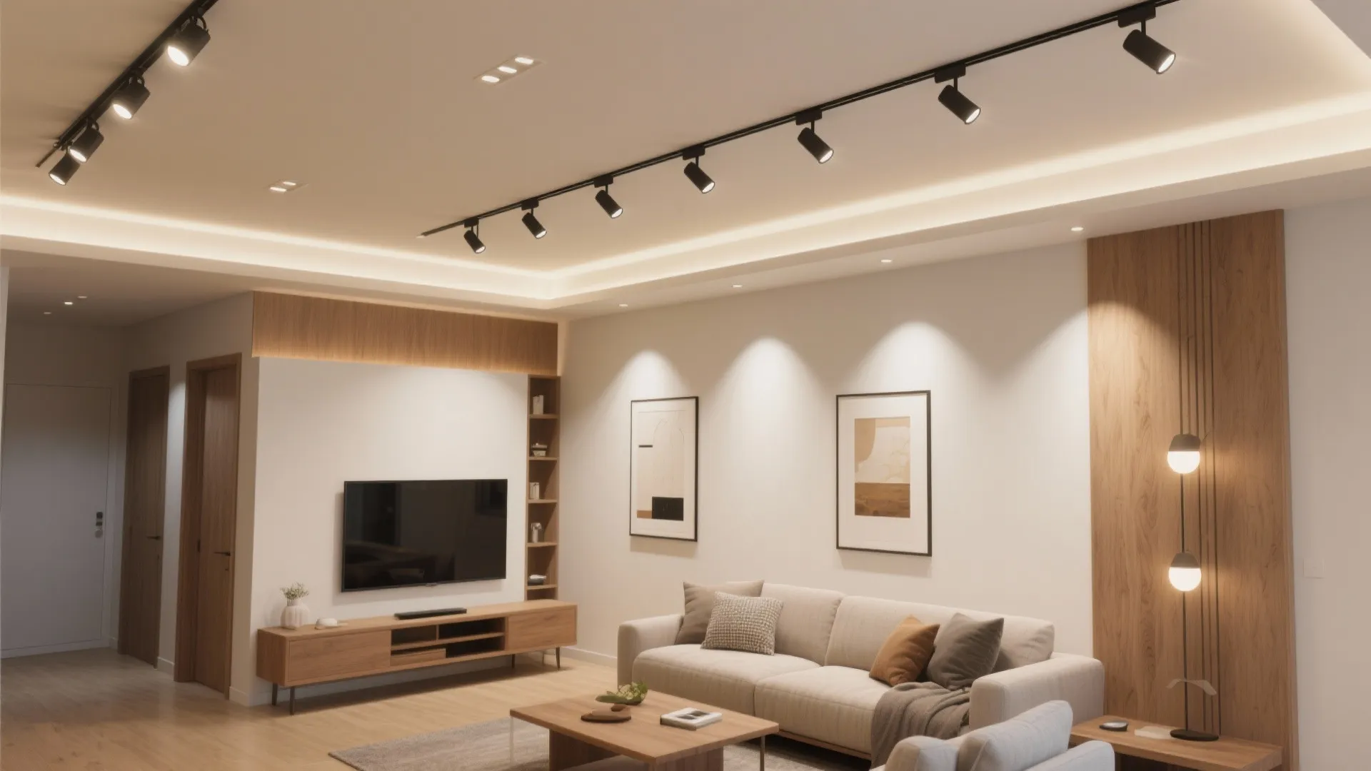 Hidden Tracks and Layered Lighting for Flexibility