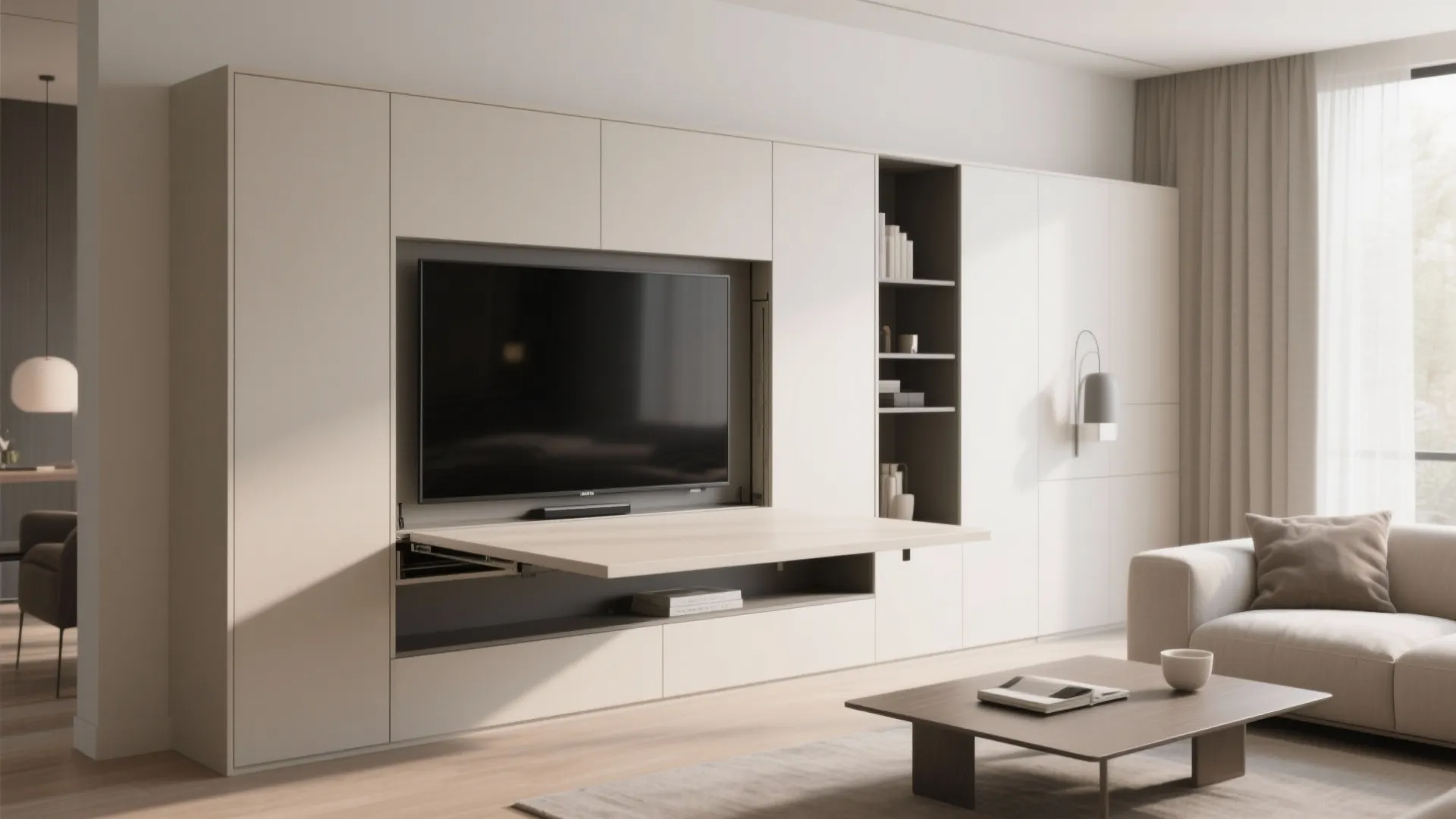 Hidden TV Lift Cabinet