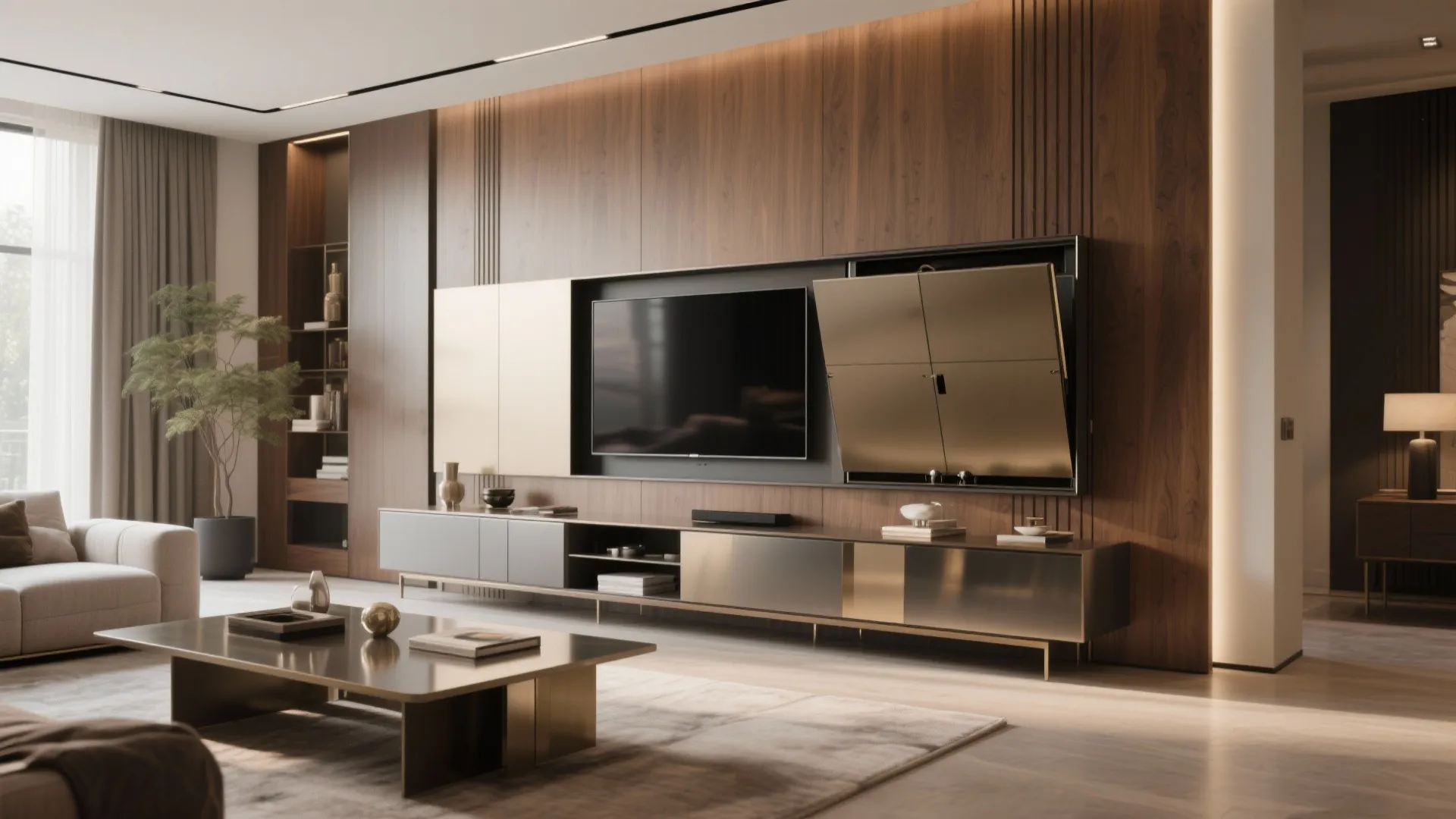 Hidden TV Lift Cabinet