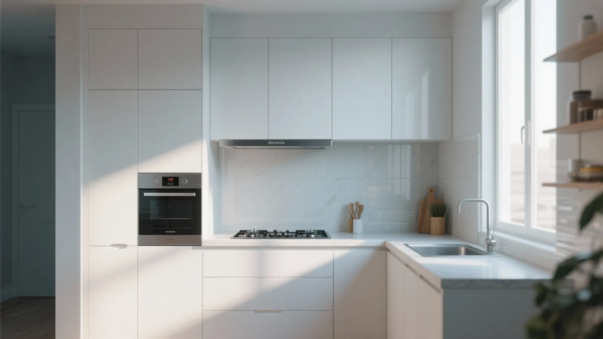 6. Hidden Under-Cabinet Hood