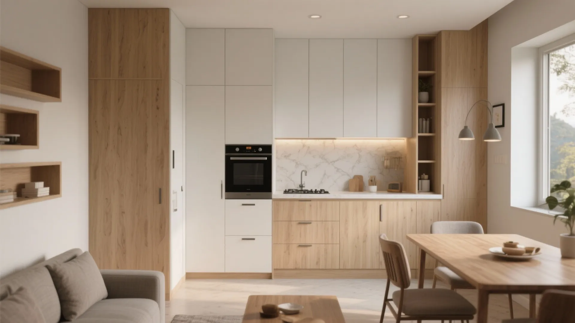 Minimalist storage that hides clutter