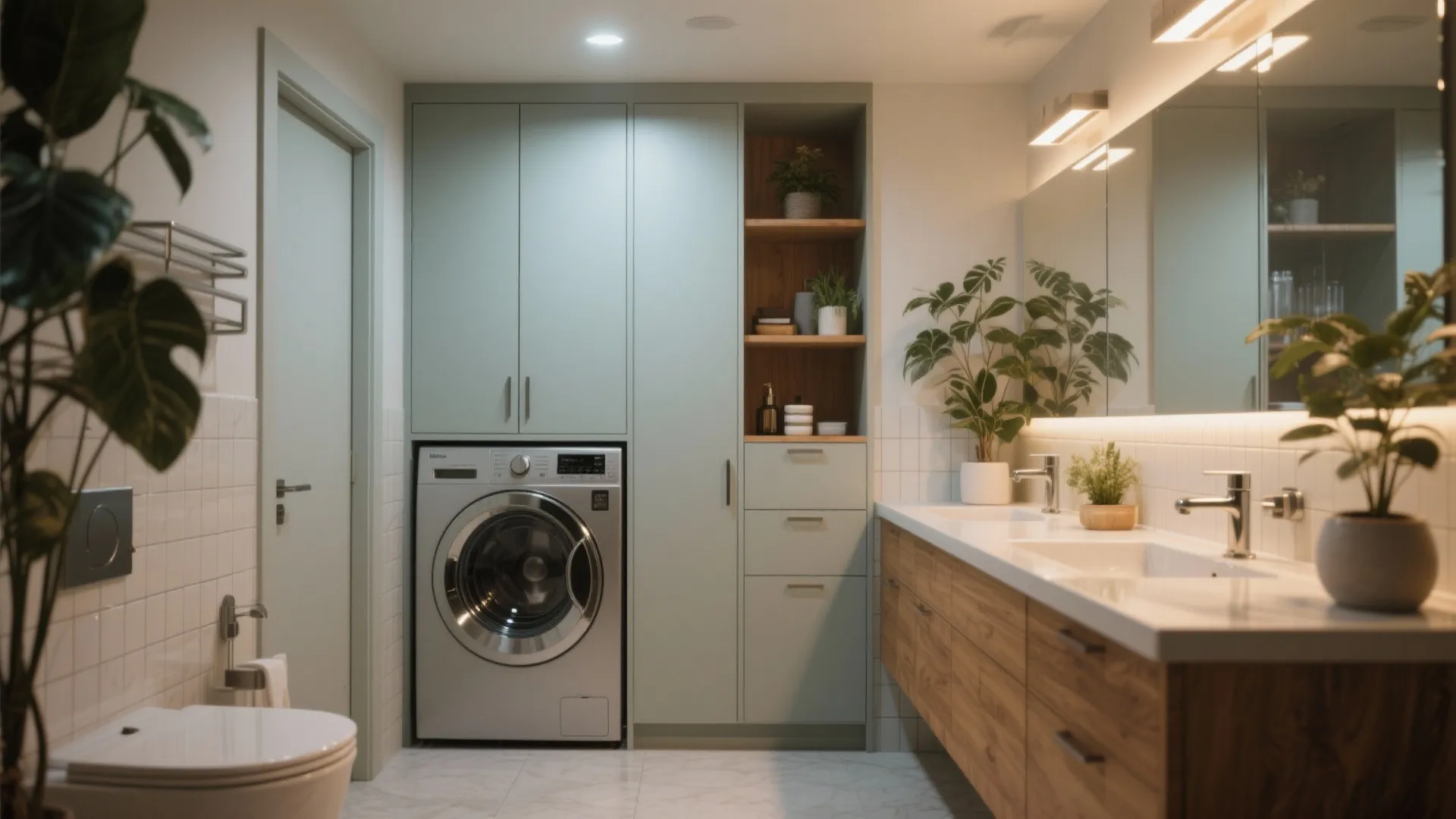 5. Make it look like a bathroom, not a utility closet