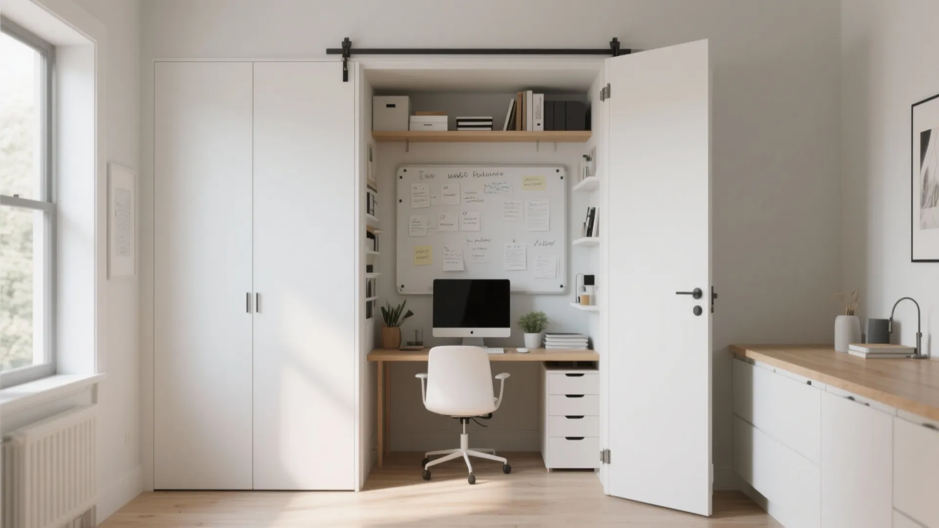 4. Hideaway Office Cabinet