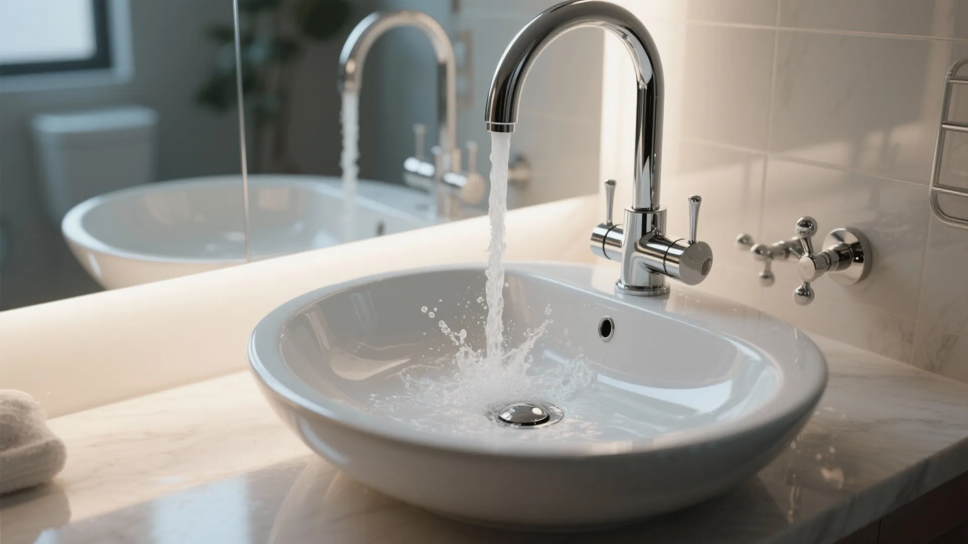 3. High-arc spout for vessel sinks