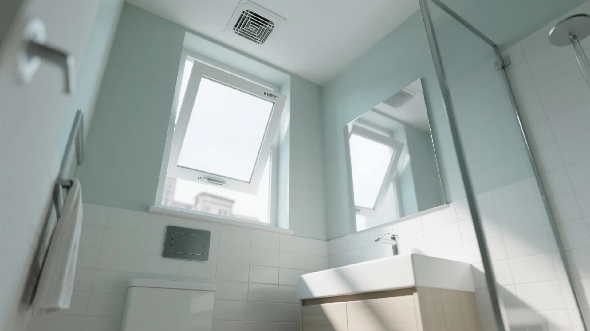 High-Mount Casement + Humidity-Sensing Exhaust