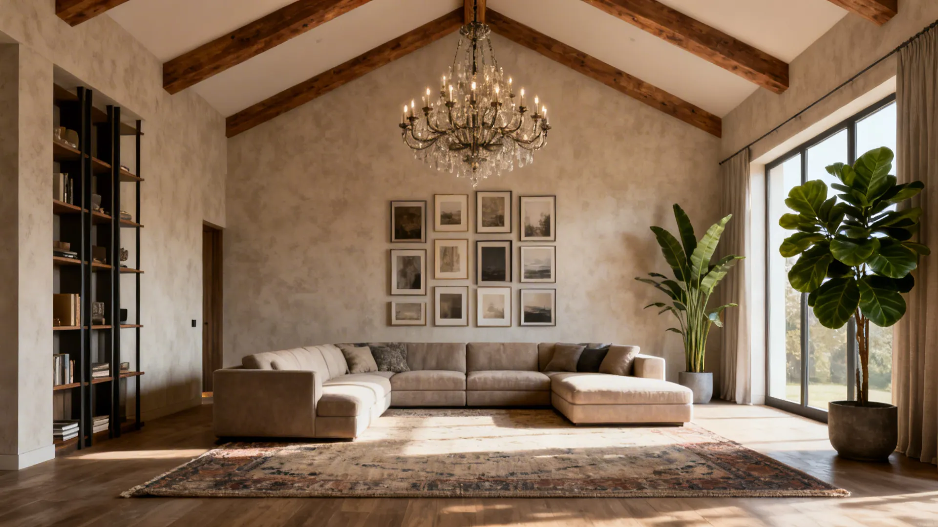 Minimalist Modern High Ceiling Living Room — 5 Ideas