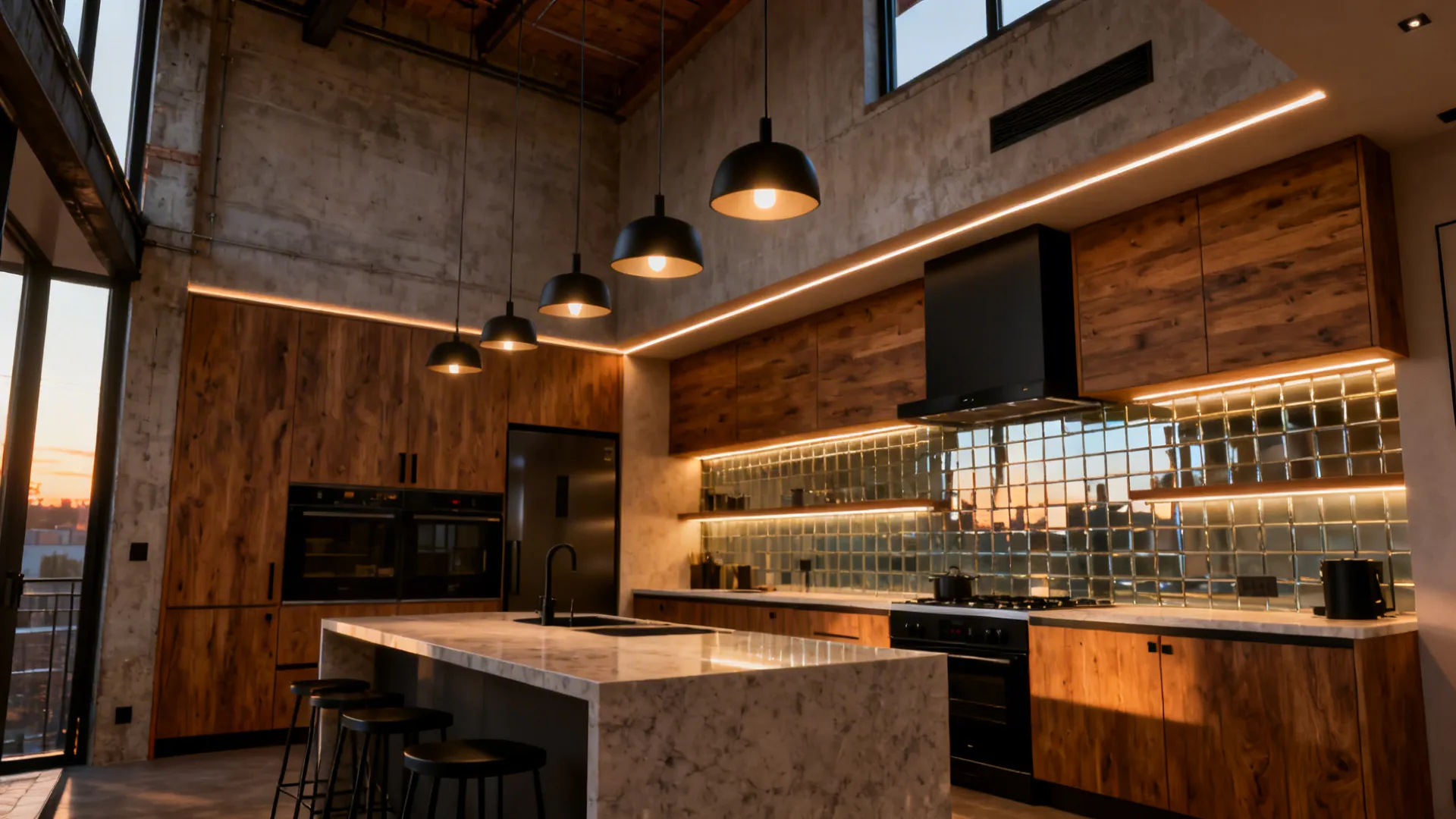 Kitchen Lighting Ideas for High Ceilings That Fix Dark Prep