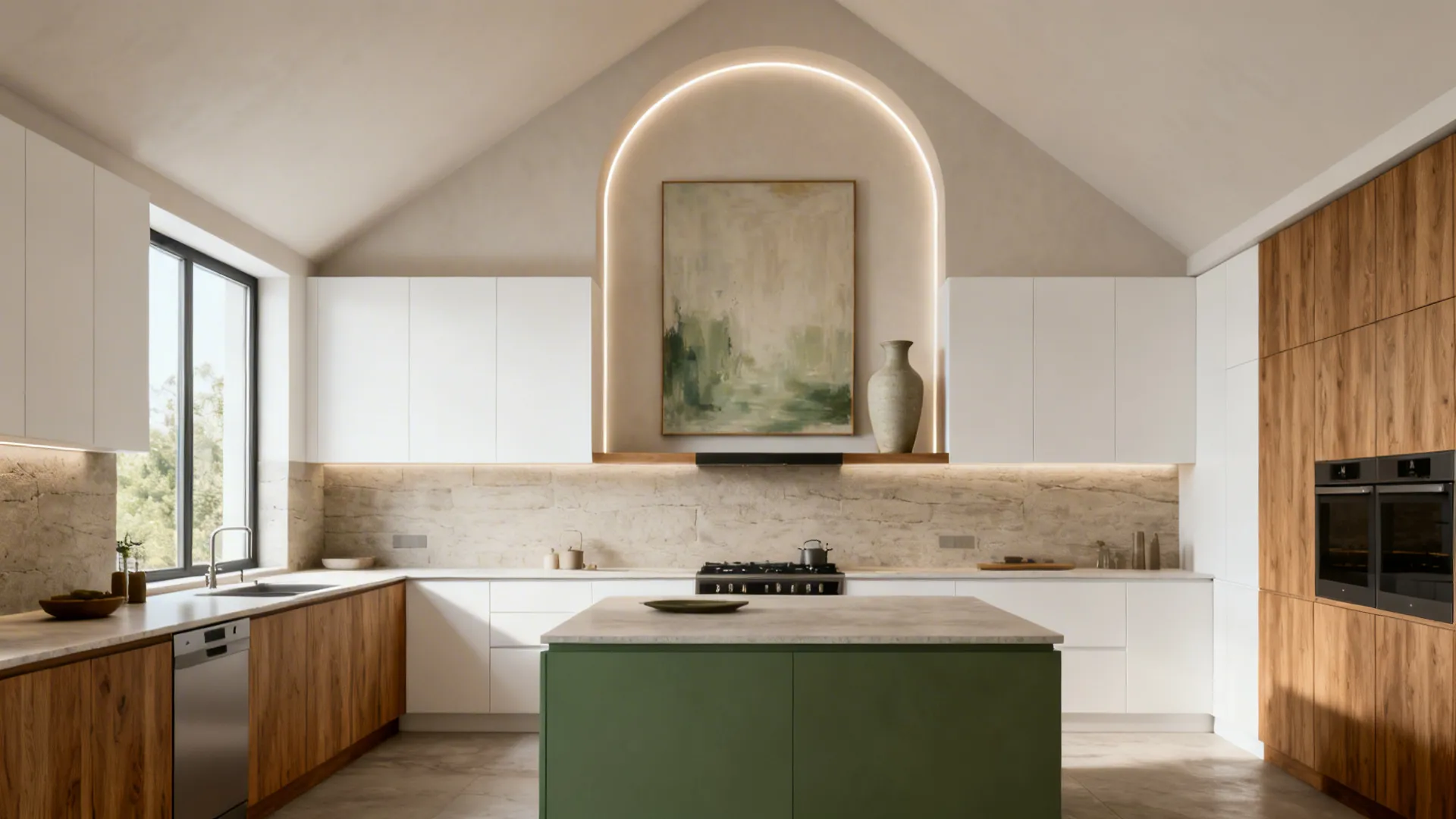 5 Ideas: Decorating Above Kitchen Cabinets with High Ceilings