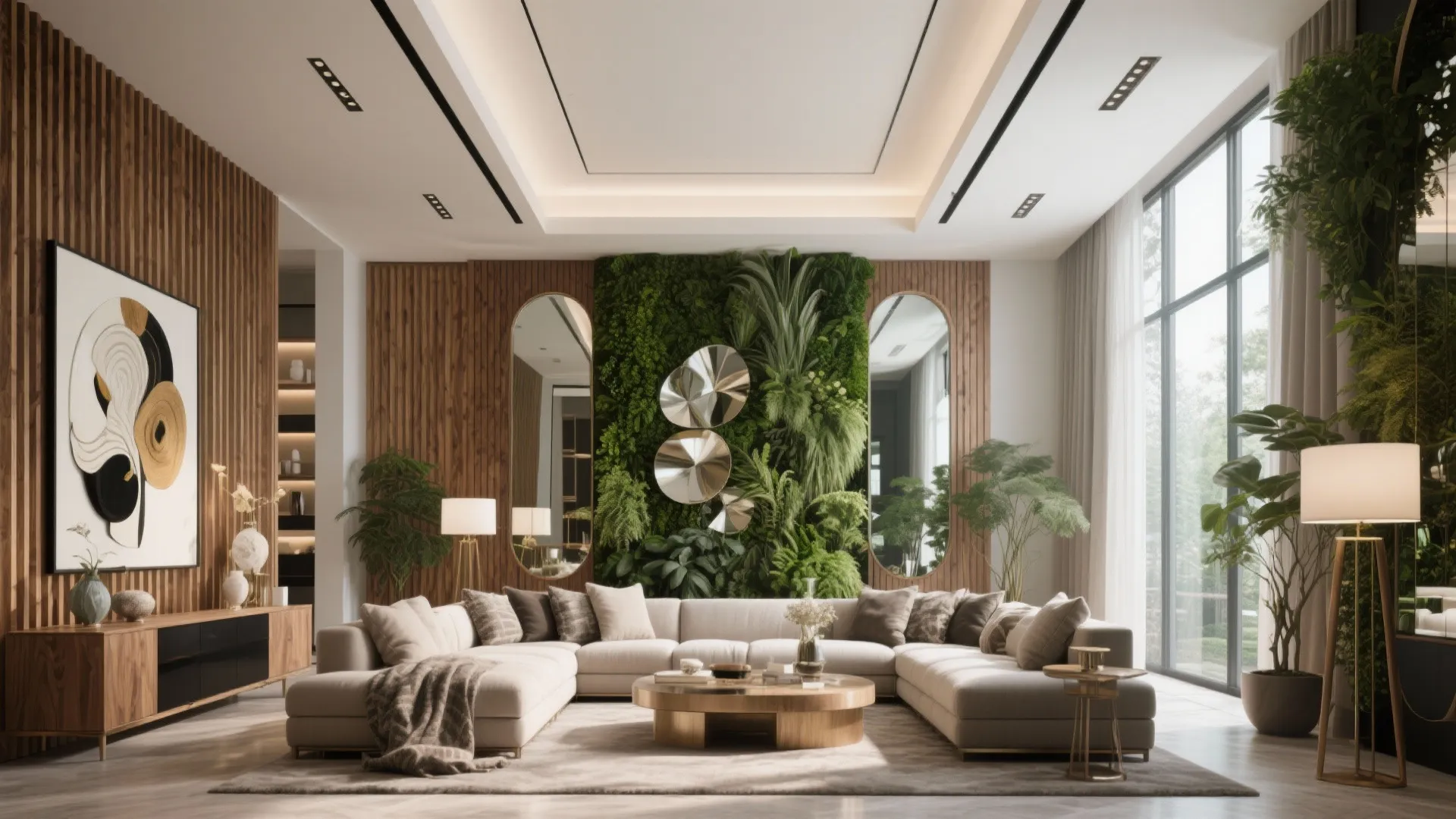 10 Living Room High Ceiling Wall Decor Ideas: Creative & Stylish Ways to Elevate Tall Living Room Walls