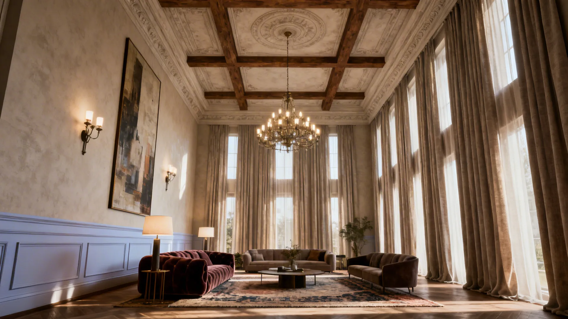 5 Creative Ways to Decorate High Ceilings